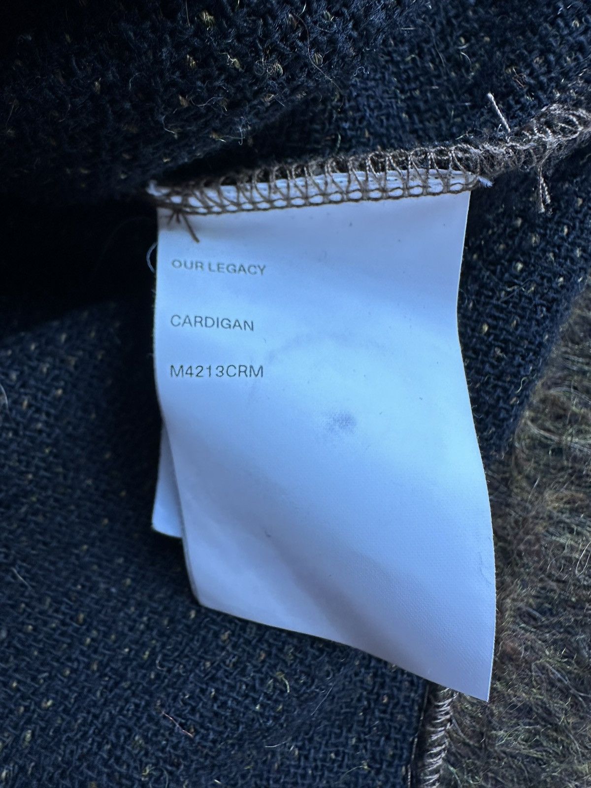 Our Legacy FW21 Grail Our Legacy wool alpaca brown cardigan sweater Size US M / EU 48-50 / 2 - 15 Thumbnail