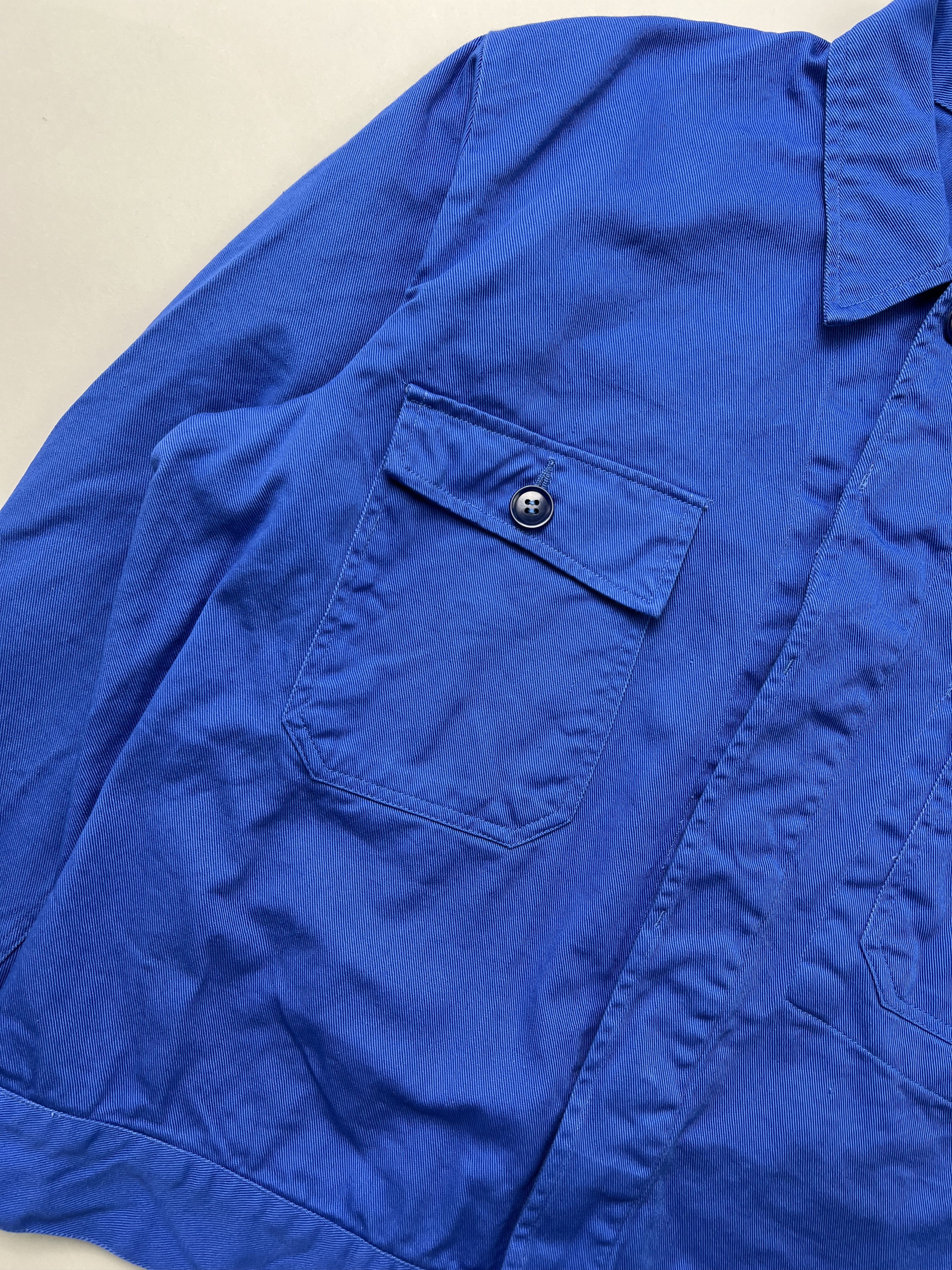Vintage French Work Short Jacket Vintage Bleu De Travail Size US M / EU 48-50 / 2 - 4 Thumbnail