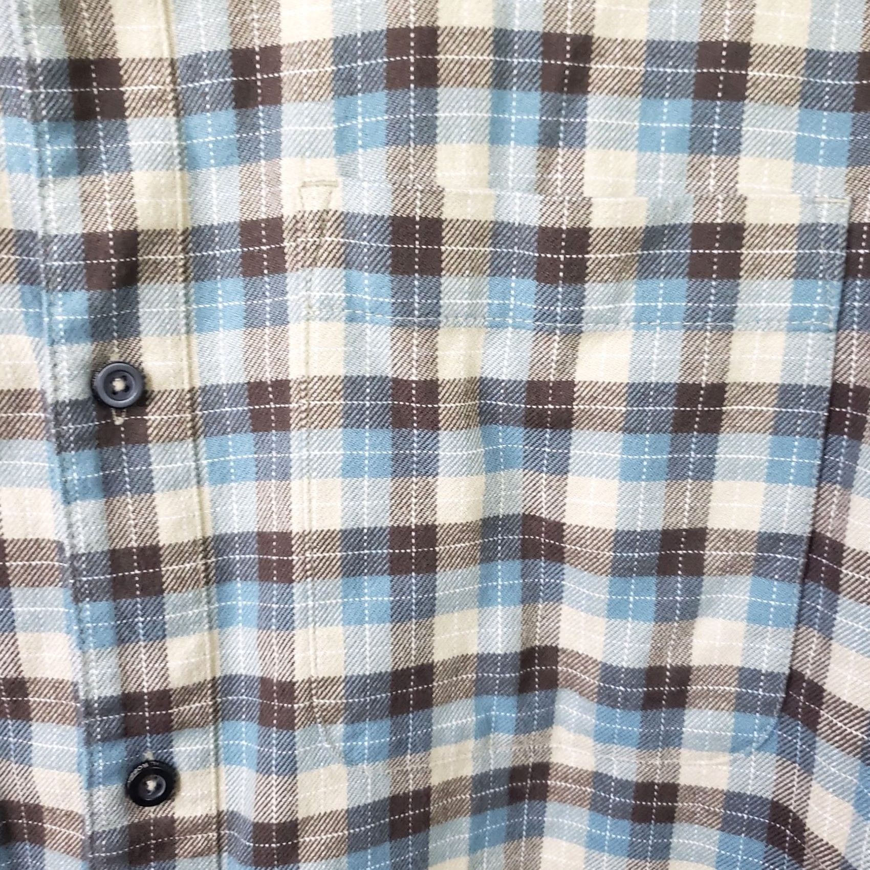 Royal Robbins Royal Robbins Flannel Shirt Mens XXL Blue Green Plaid Button Up Long Sleeve Classic Outdoor Designer Size US XXL / EU 58 / 5 - 4 Thumbnail