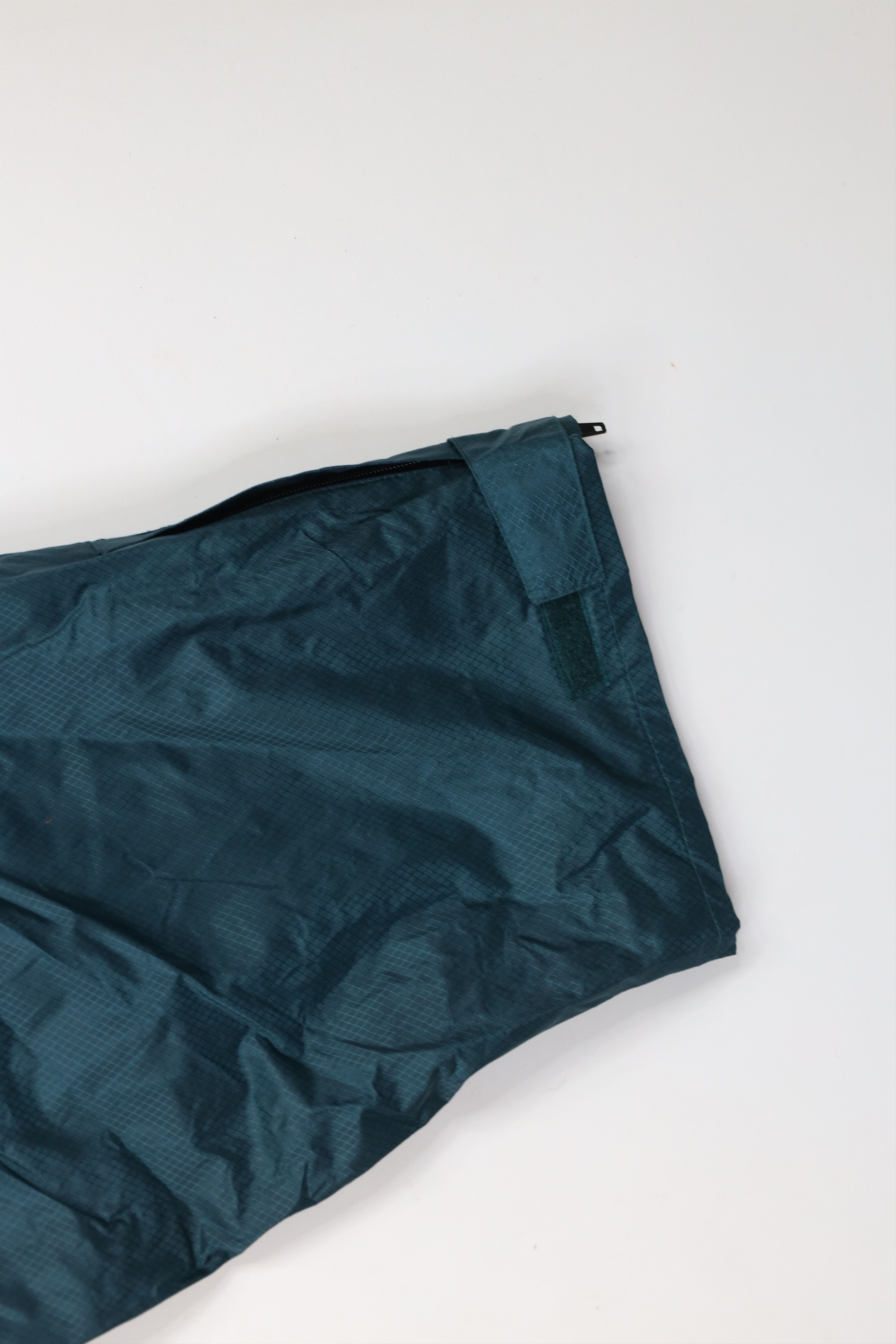 Vintage Vintage 90s Streetwear Wide Leg Waterproof Rain Pants Green Size US 36 / EU 52 - 12 Thumbnail