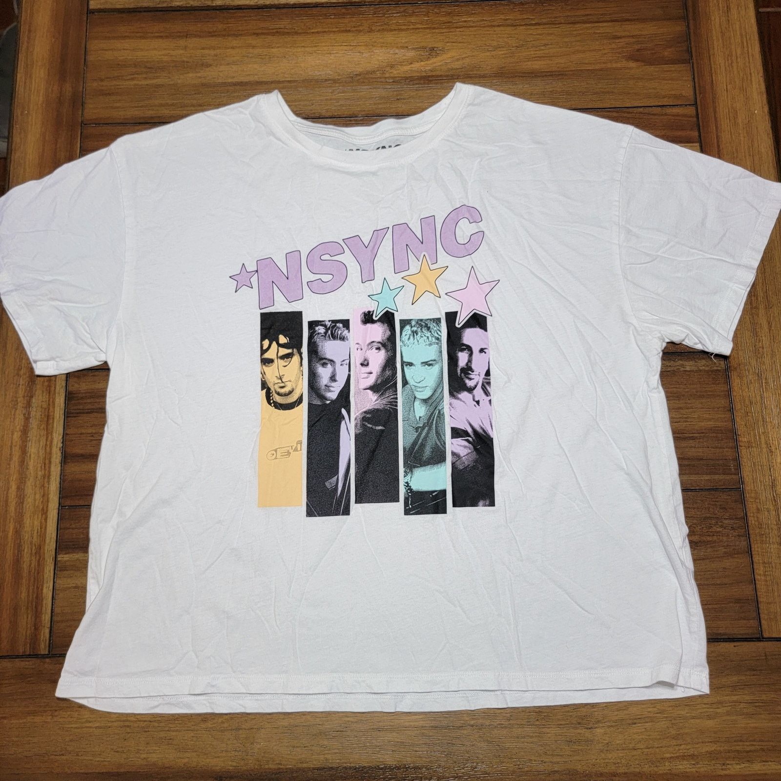 Other Nsync White Unisex Tee Classic Group Pic - Size XL Size XL / US 12-14 / IT 48-50 - 1 Thumbnail