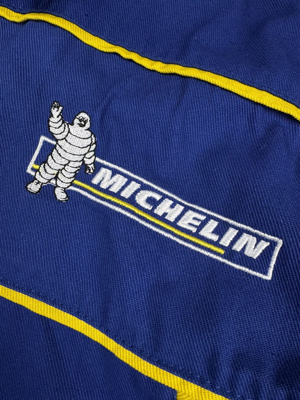 Vintage Vintage 80s Michelin embroidered workwear racing jacket Size US XL / EU 56 / 4 - 9 Thumbnail