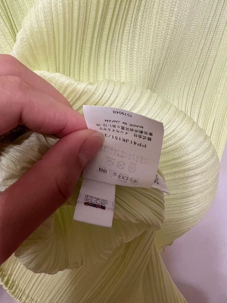 Issey Miyake issey miyake size:3 Light yellowish-green short-sleeved sh Size XXS / US 00 / IT 34 - 3 Thumbnail