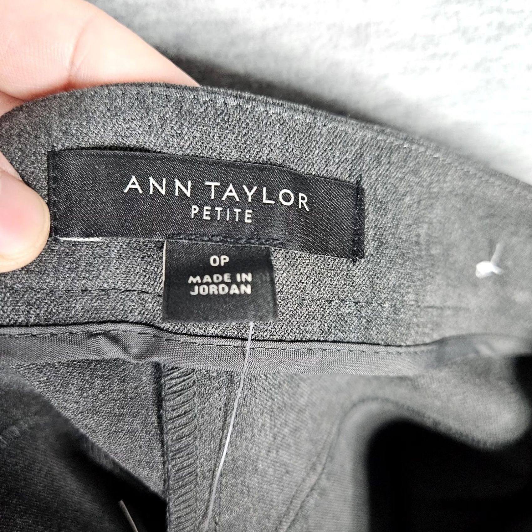 Ann Taylor Ann Taylor Dress Pants Womens 0P Gray Mid Rise Skinny Polyester Viscose Elastane Pants Women Size 25" / US 0 / IT 36 - 4 Thumbnail