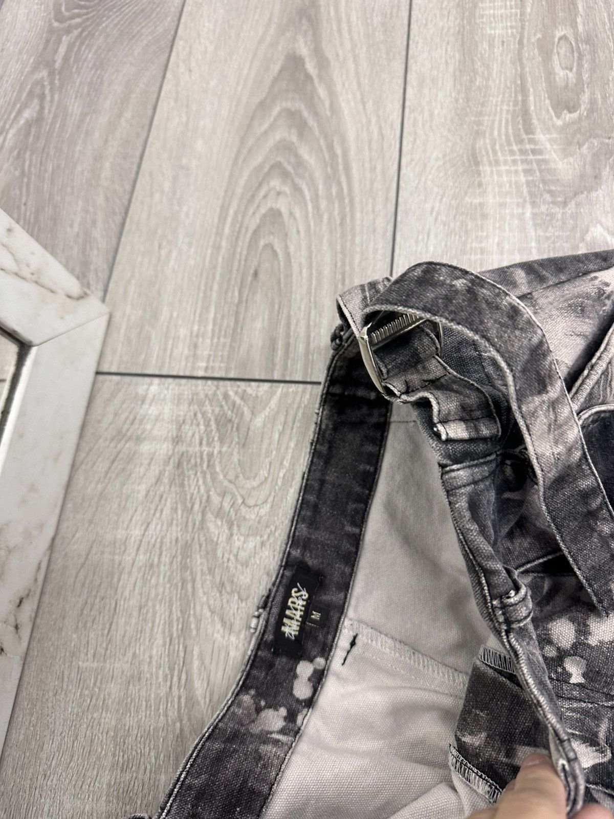 Japanese Brand Baggy Gray Multipocket Cargo Y2K Style Size US 32 / EU 48 - 6 Thumbnail