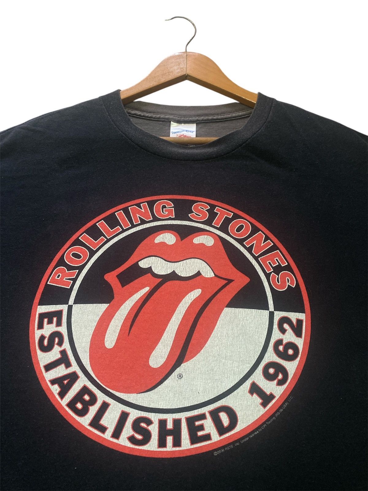 Band Tees × The Rolling Stones × Vintage ‼️RARE‼️VINTAGE ROLLING STONES ESTABLISHED AT 1962 SHIRT TER🔥 Size US L / EU 52-54 / 3 - 5 Thumbnail
