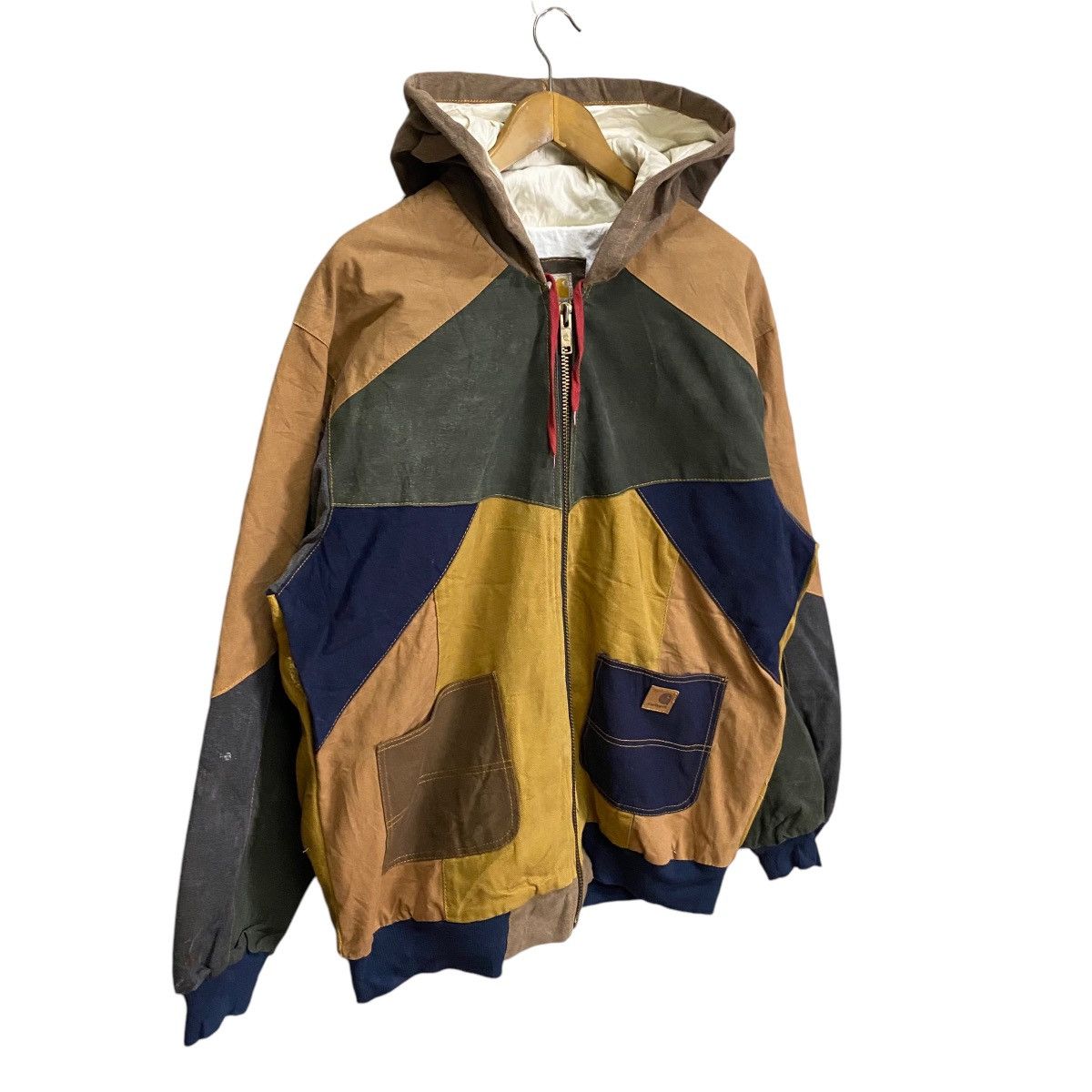 Carhartt Vintage reworked Carhartt active Jacket patchwork Size US L / EU 52-54 / 3 - 3 Thumbnail