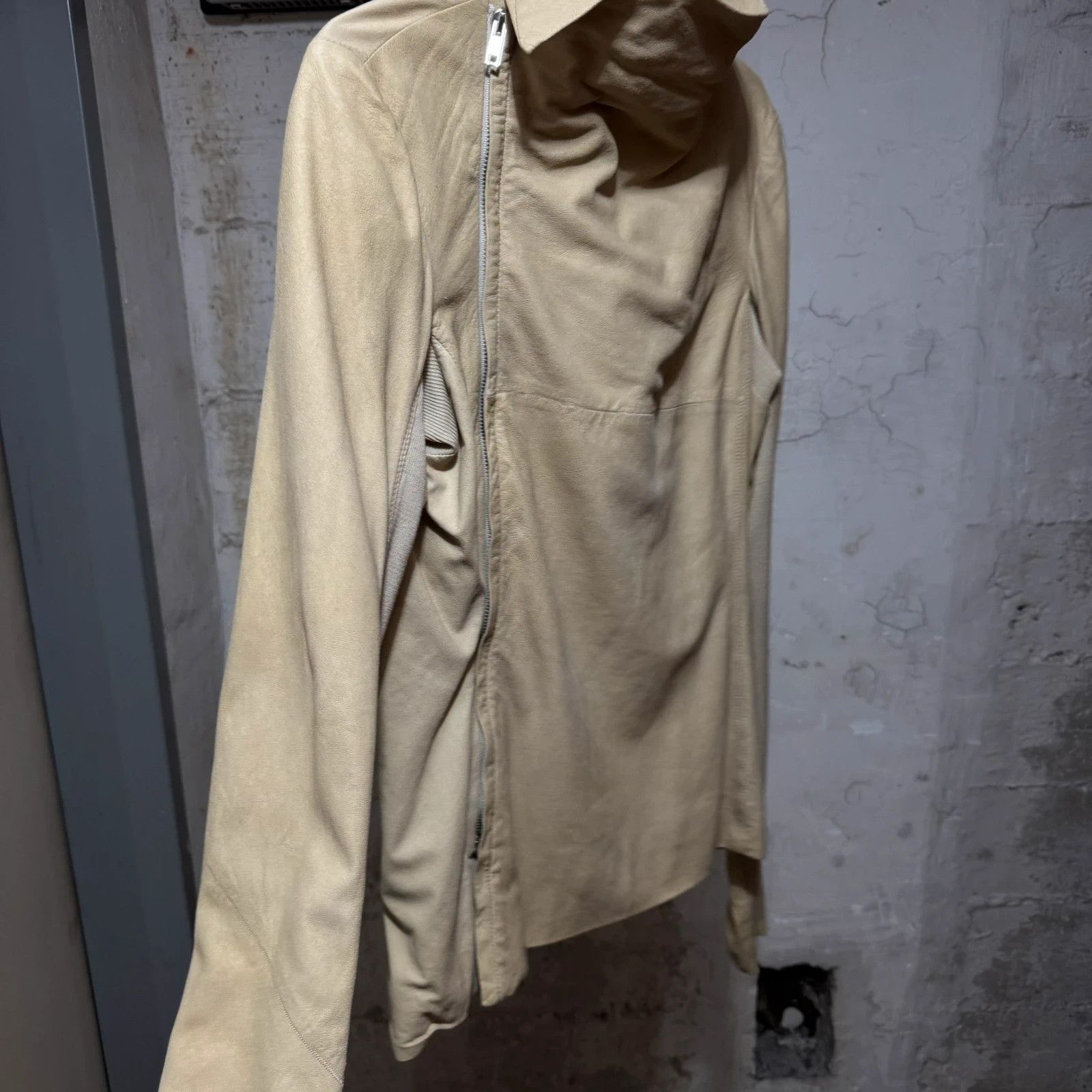 Rick Owens F/W 2010 Rick owens lamb skin side zip leather jacket Size M / US 6-8 / IT 42-44 - 5 Thumbnail
