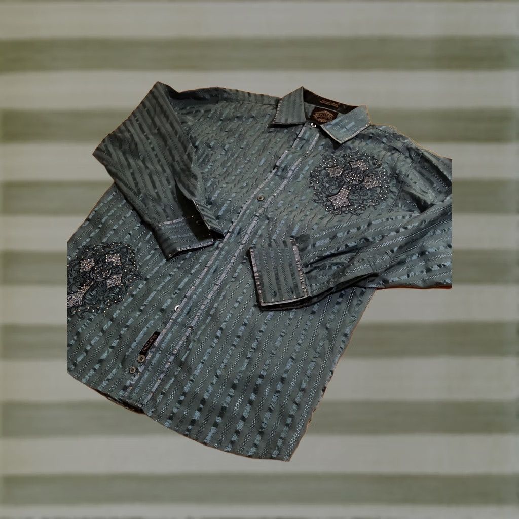 montero dress shirts Montero 0459 White Shirt Mexico Embroidery