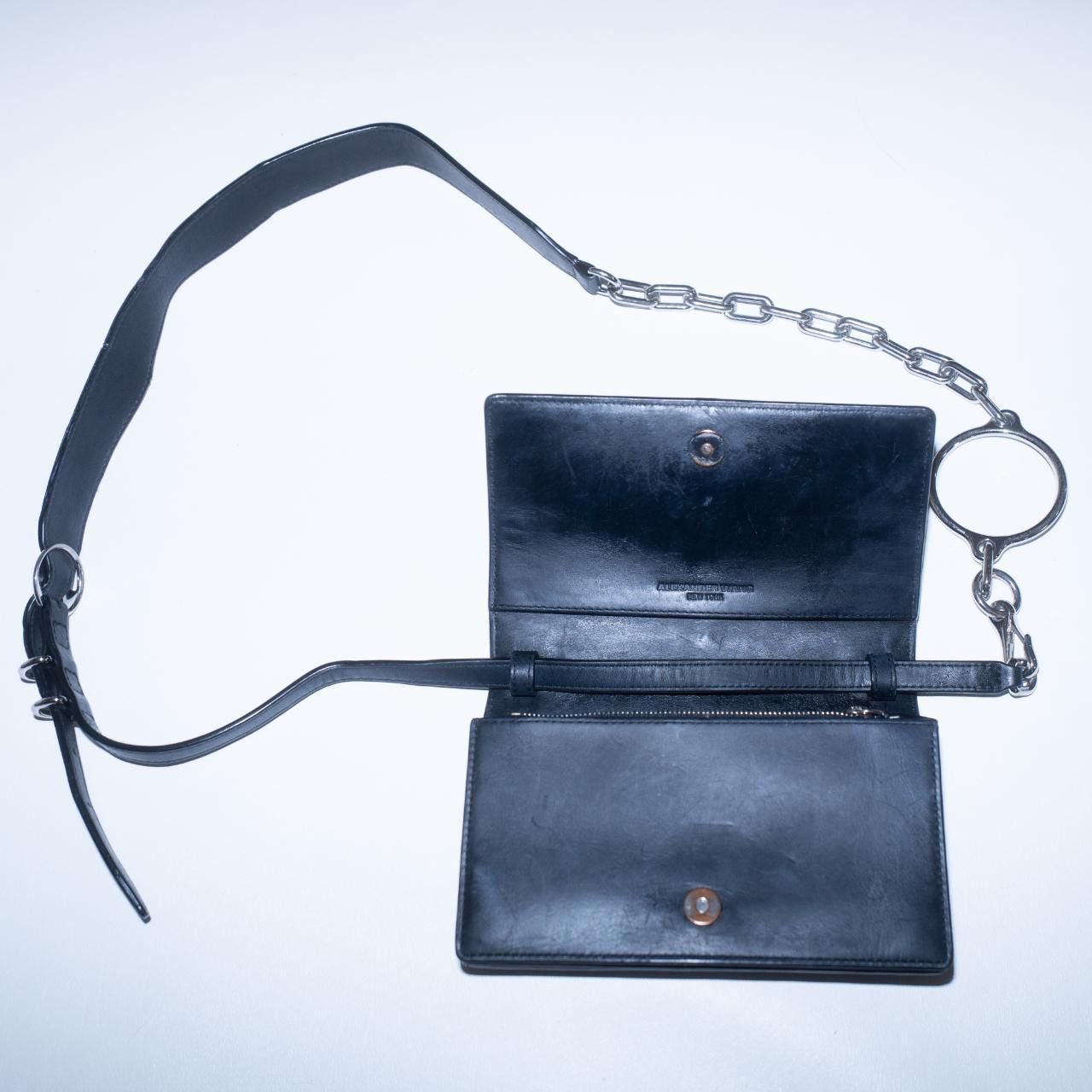 Alexander Wang Alexander Wang Patchwork Suede Leather Chain Shoulder Bag Size ONE SIZE - 3 Thumbnail