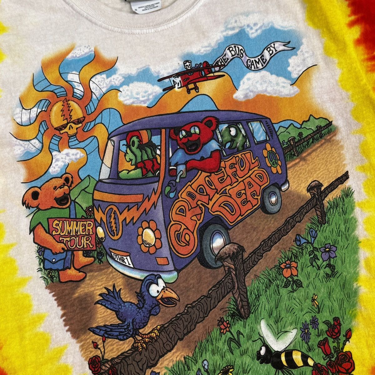 Liquid Blue Vintage 1994 Grateful Dead Summer Tour Bus Tie Dye Shirt Size US S / EU 44-46 / 1 - 6 Thumbnail