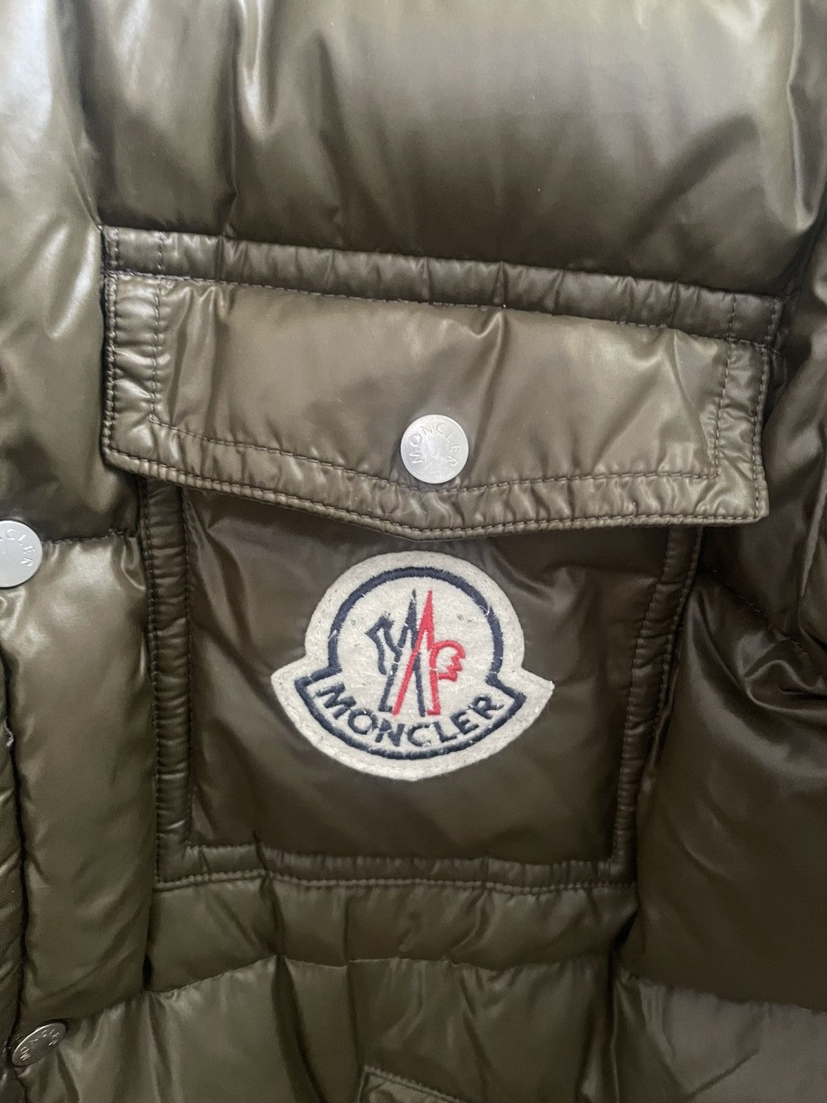 Moncler Moncler Karakorum Puffer Down Jacket Khaki RARE Size 5 Size US XXL / EU 58 / 5 - 4 Thumbnail
