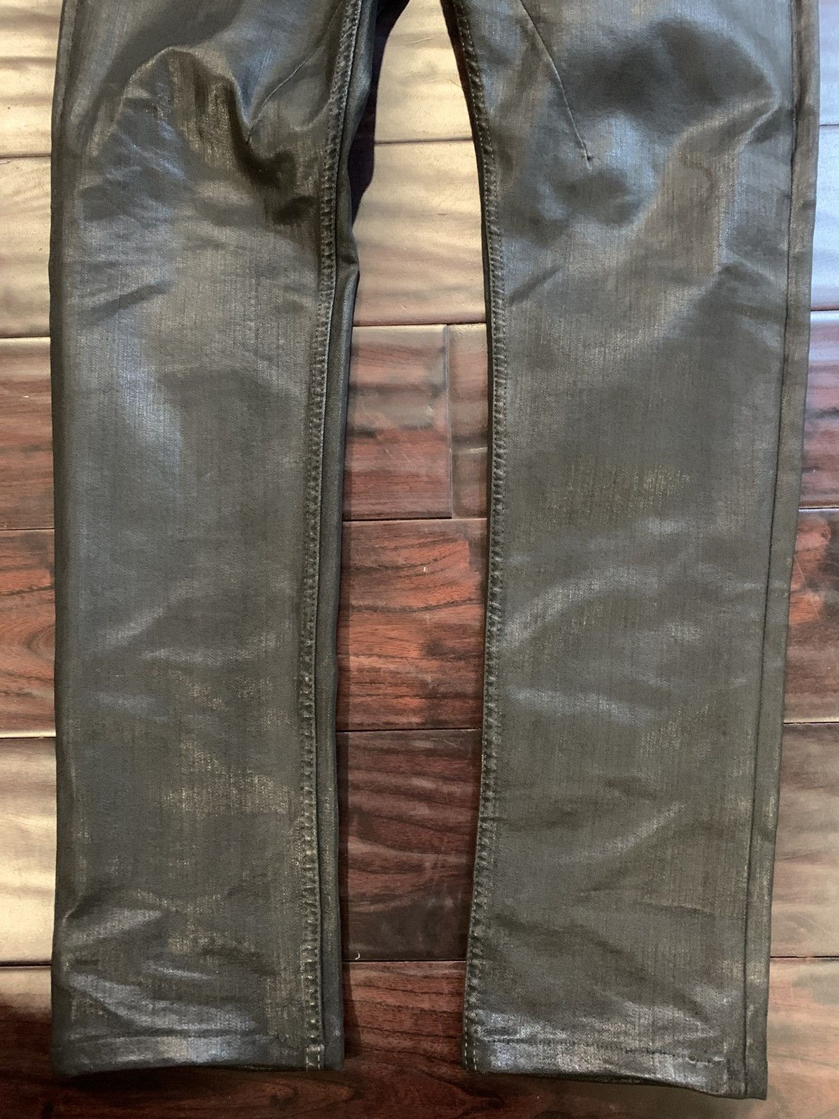 Rick Owens Drkshdw DRKSHDW Torrance Cut Waxed Denim Size US 32 / EU 48 - 2 Thumbnail