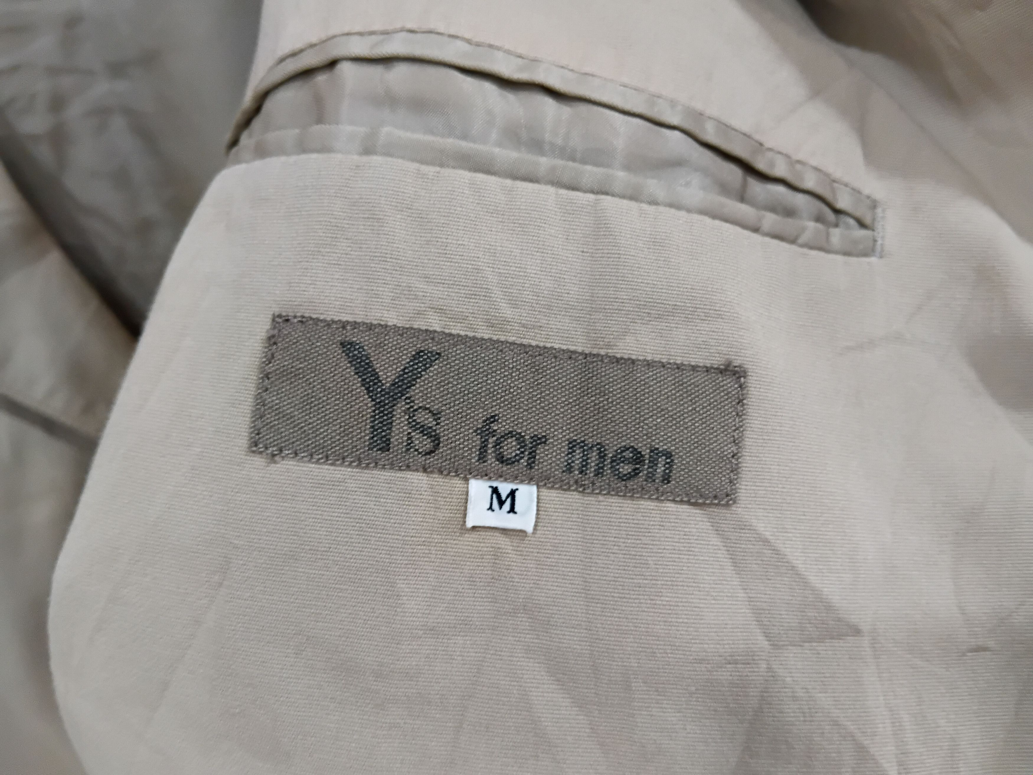 Yohji Yamamoto Vintage Yohji Y's For Man Long Trench Coat Jacket Size US M / EU 48-50 / 2 - 5 Thumbnail