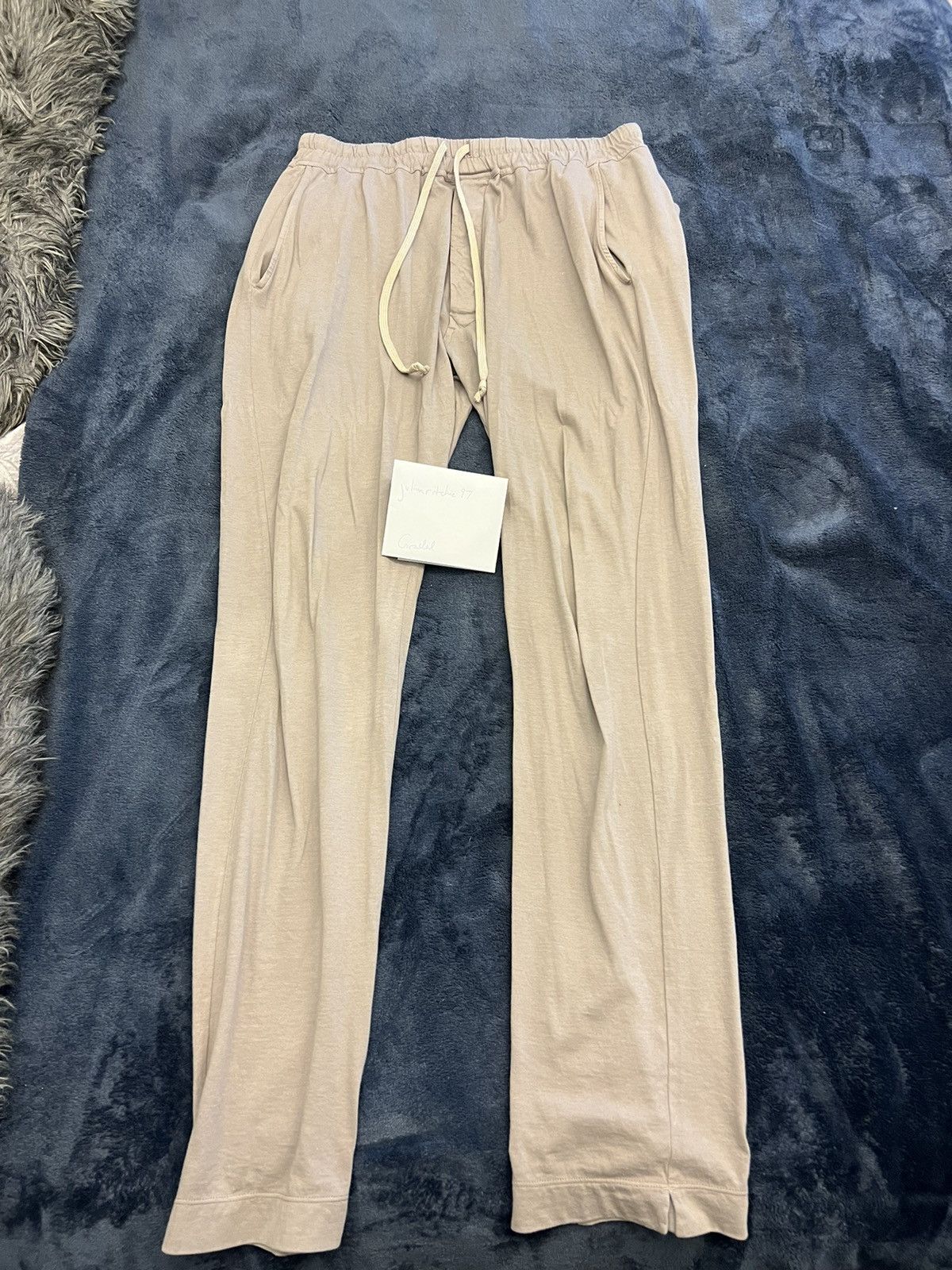 Rick Owens Rick Owens Berlin Draw String Sweatpants Clay, Beige | Grailed