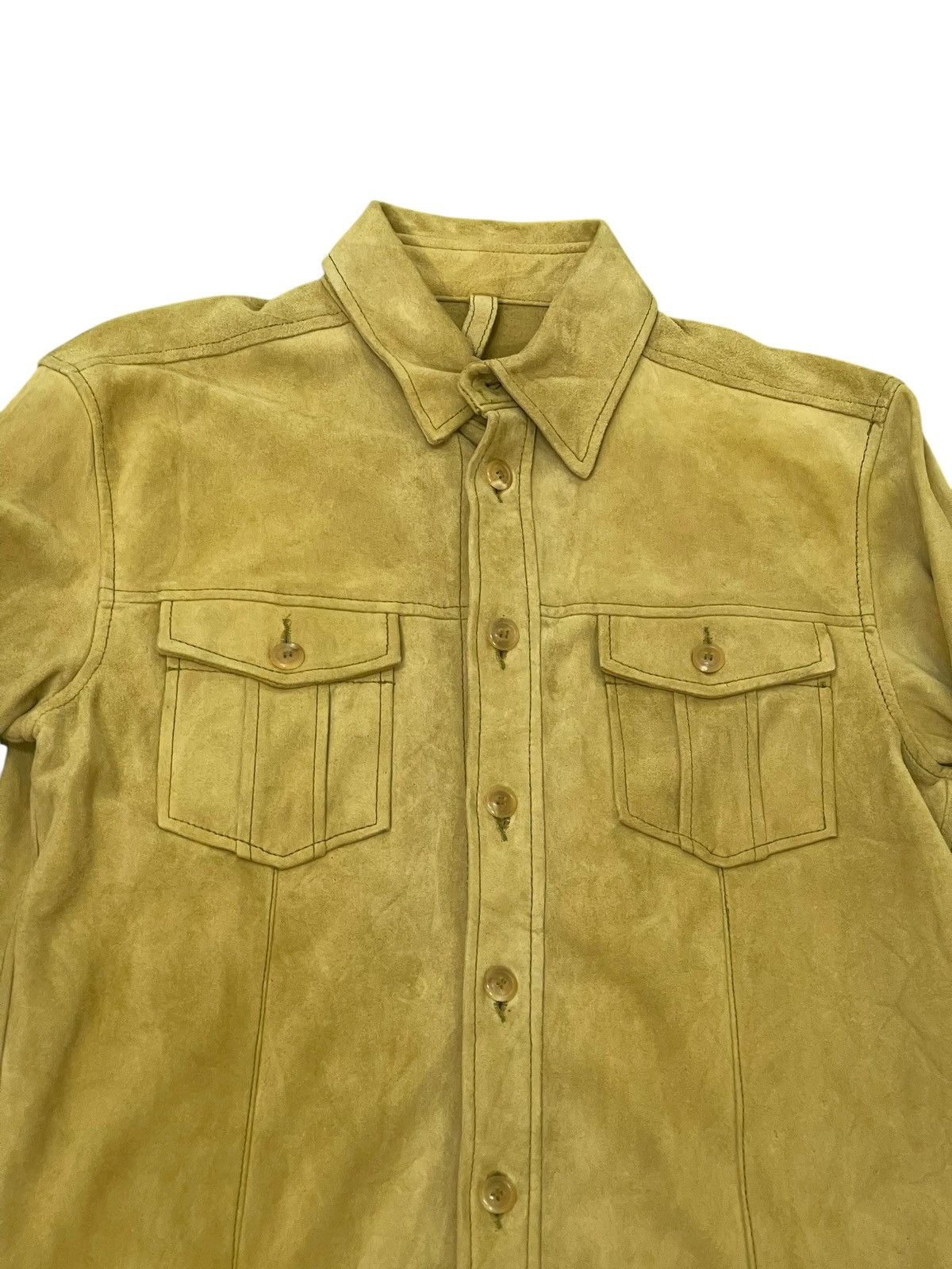 Comme des Garcons Leather Suede Adam et Rope Japan Goatskin Shirt 7🟩1 Size US S / EU 44-46 / 1 - 8 Thumbnail