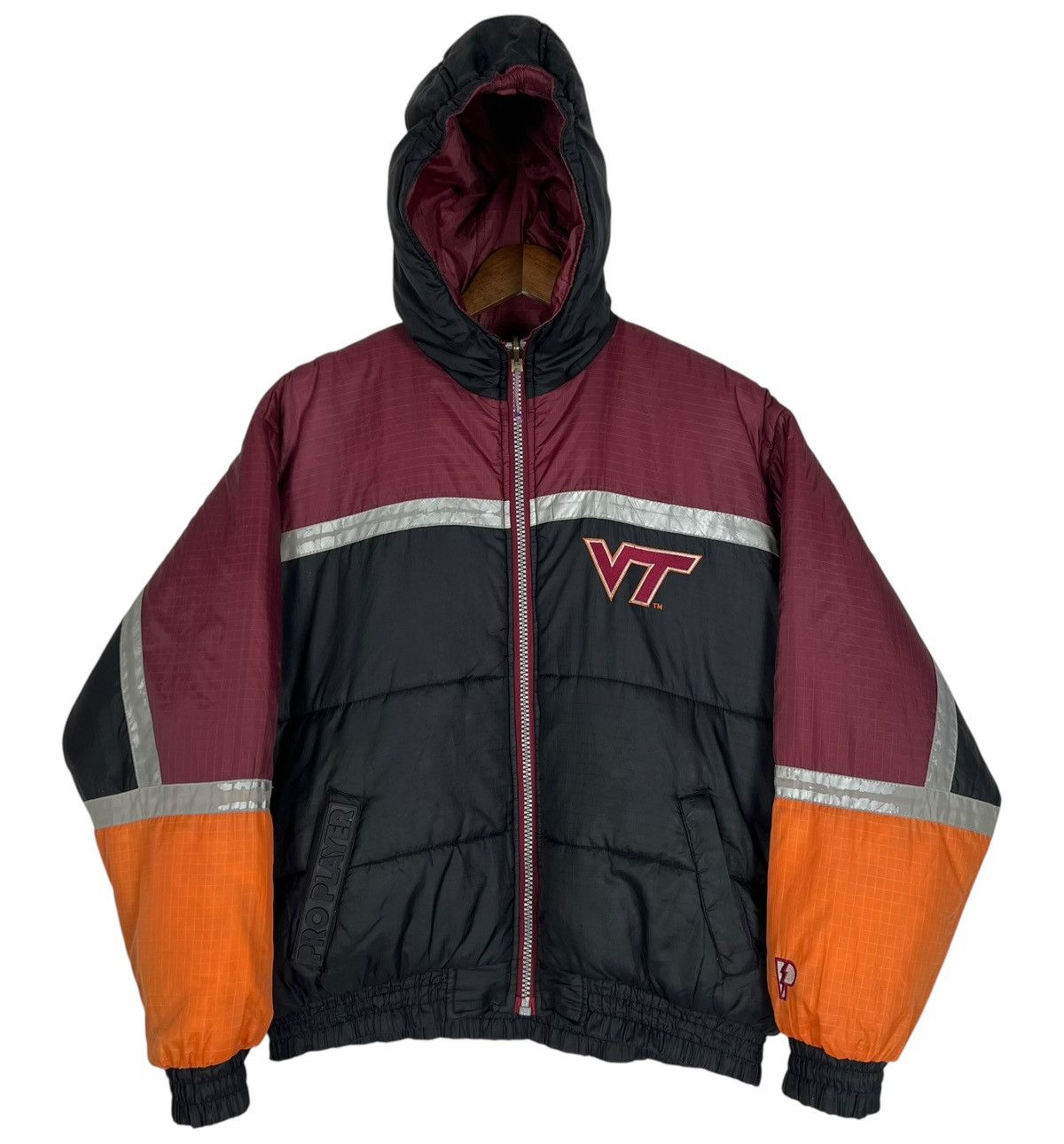 NFL 90s Vintage Hockey Virginia Pro Player Reversible Jacket Size US L / EU 52-54 / 3 - 2 Thumbnail