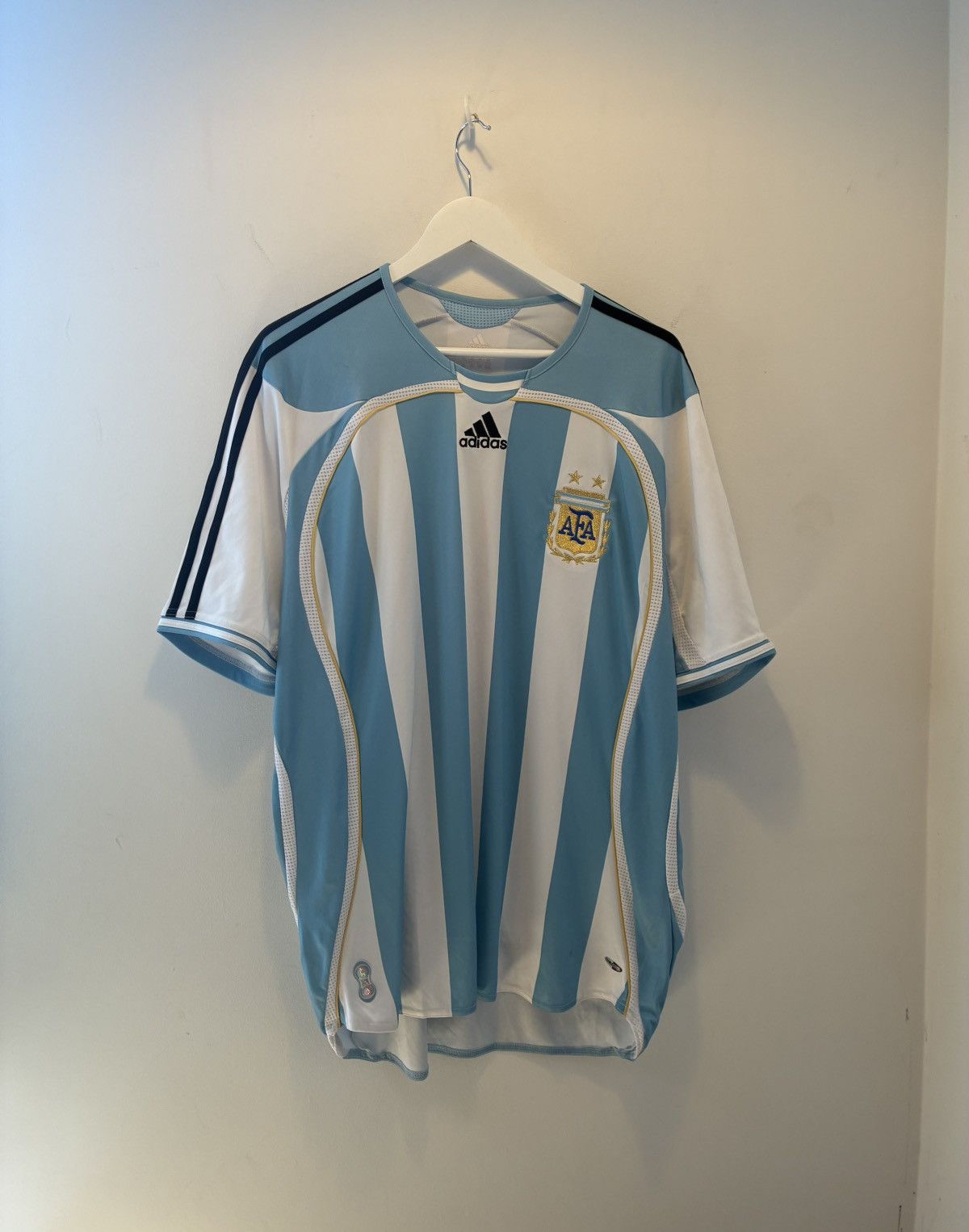 Adidas rare football jersey argentina vintage 2006/07 messi Size US XL / EU 56 / 4 - 1 Thumbnail