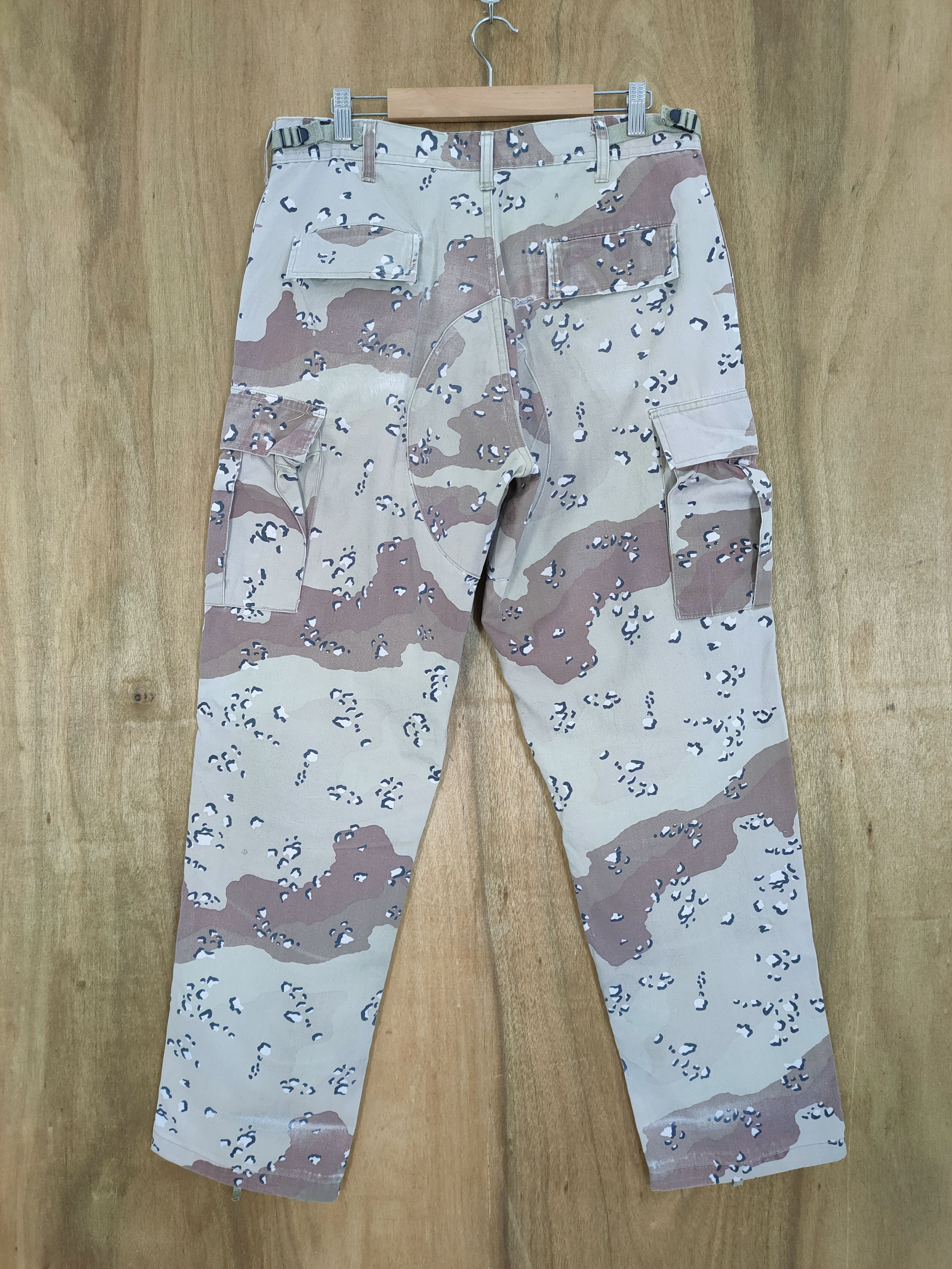Vintage VINTAGE MILITARY CAMO FADED CARGO PANTS Size US 34 / EU 50 - 6 Thumbnail