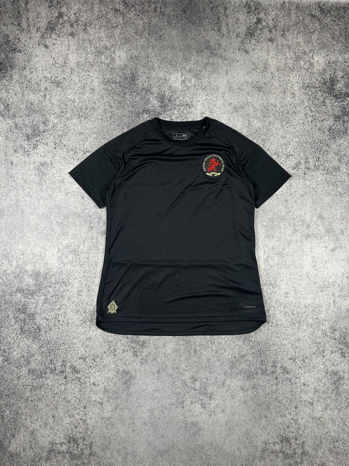 Adidas Adidas Aston Villa Black Soccer Jersey Streetwear Rare L Size US L / EU 52-54 / 3 - 1 Thumbnail