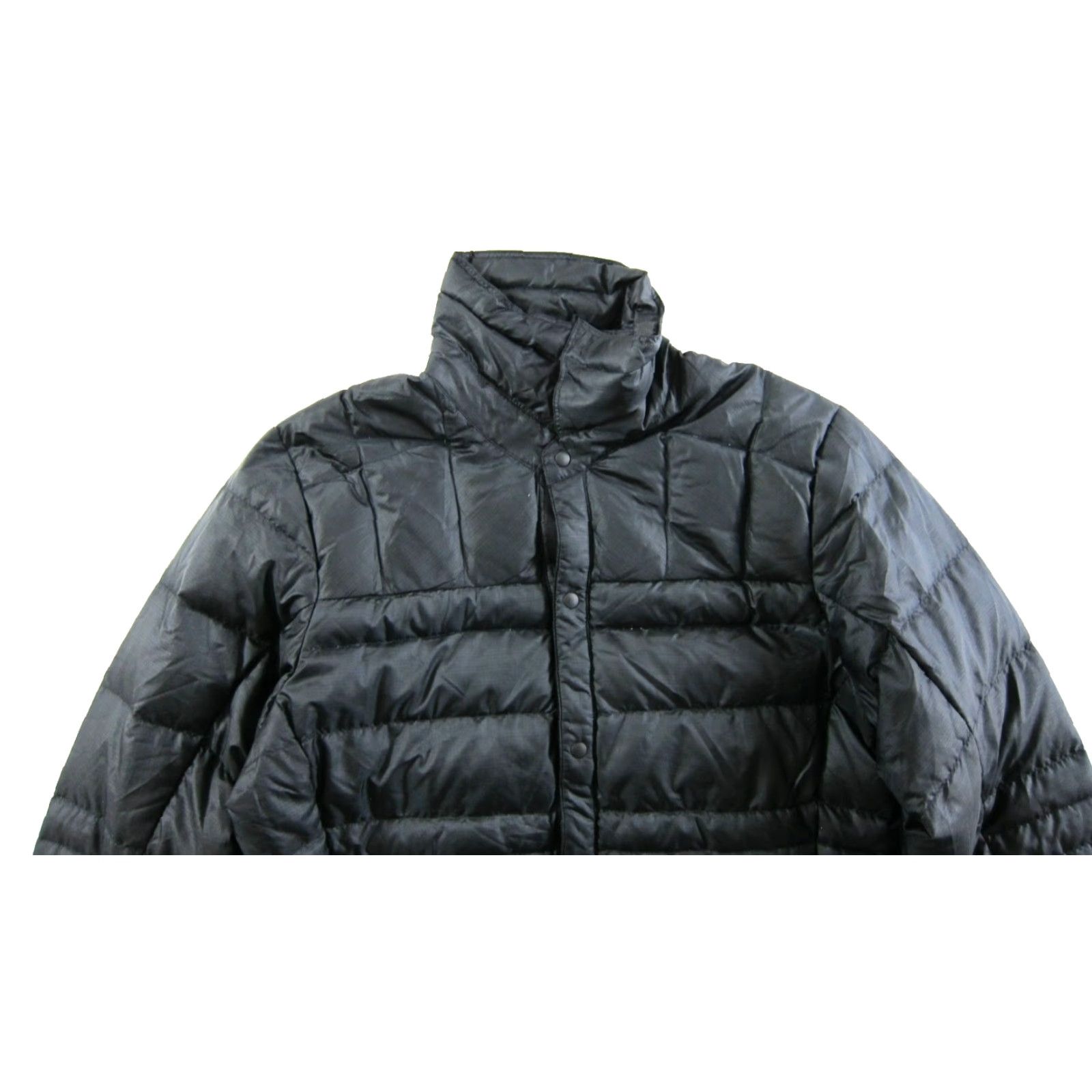 Vintage Nau Black 100% Goose Down Collar Snap Button Quilted Warm Puffer Jacket Men S Size US S / EU 44-46 / 1 - 4 Thumbnail