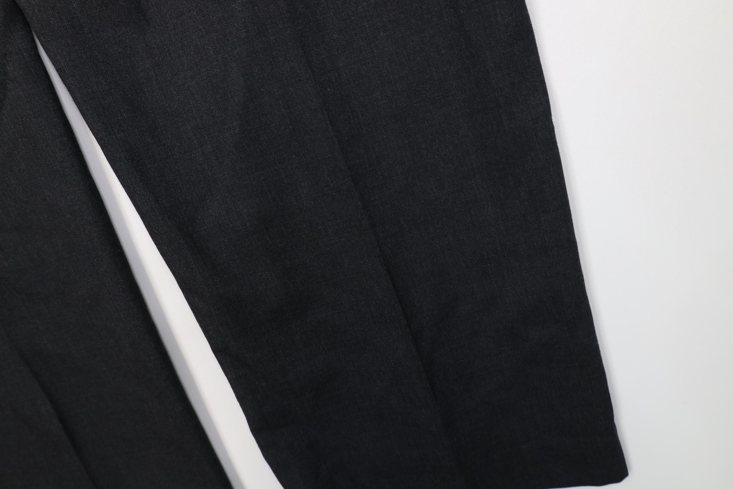 Vintage Vintage 90s Streetwear Wool Knit Wide Leg Chino Pants Gray Size US 38 / EU 54 - 14 Thumbnail