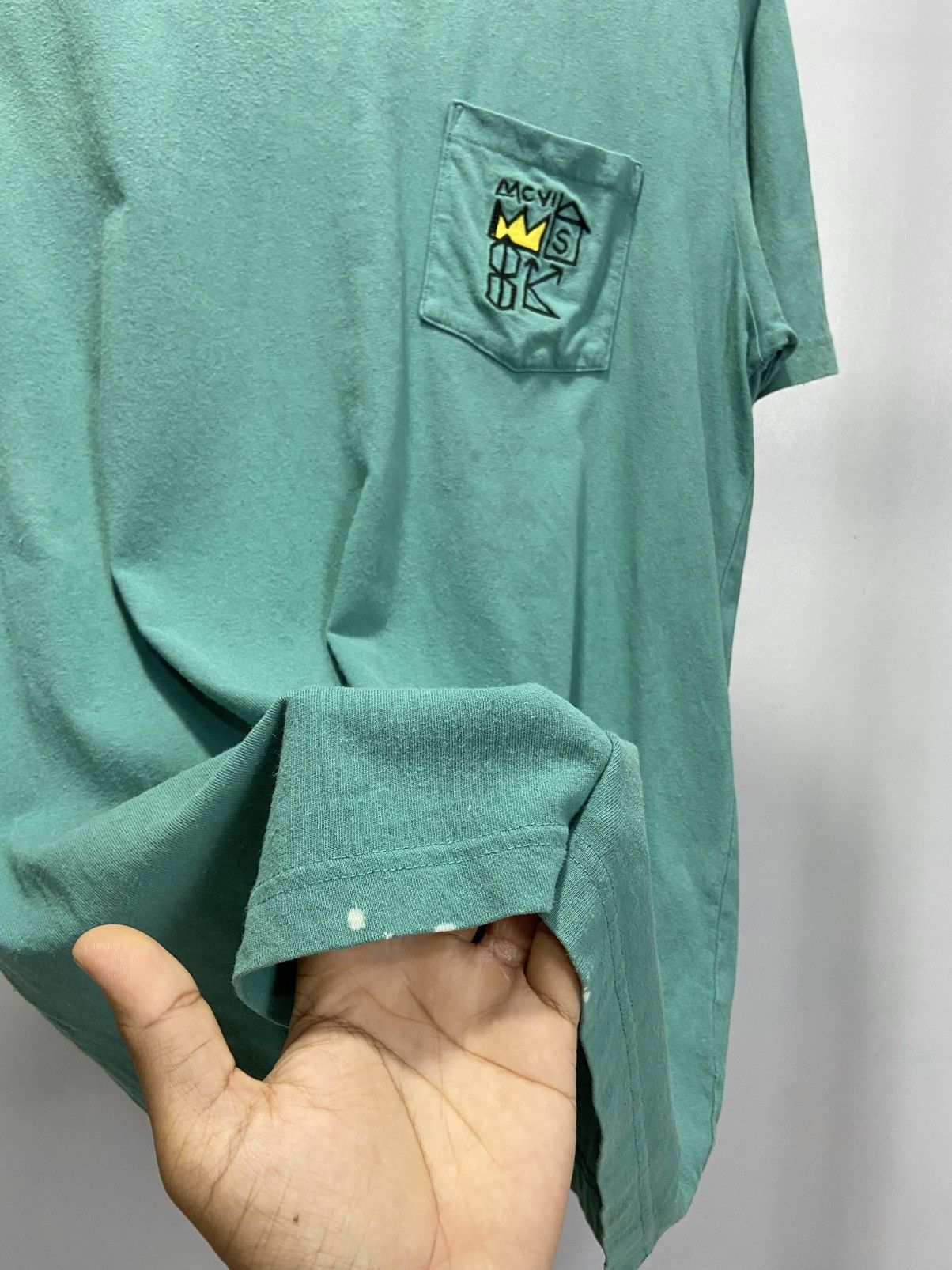 Jean-Michel Basquiat Jean Michel Basquiat embroidery logo pocket tee Size US M / EU 48-50 / 2 - 5 Thumbnail