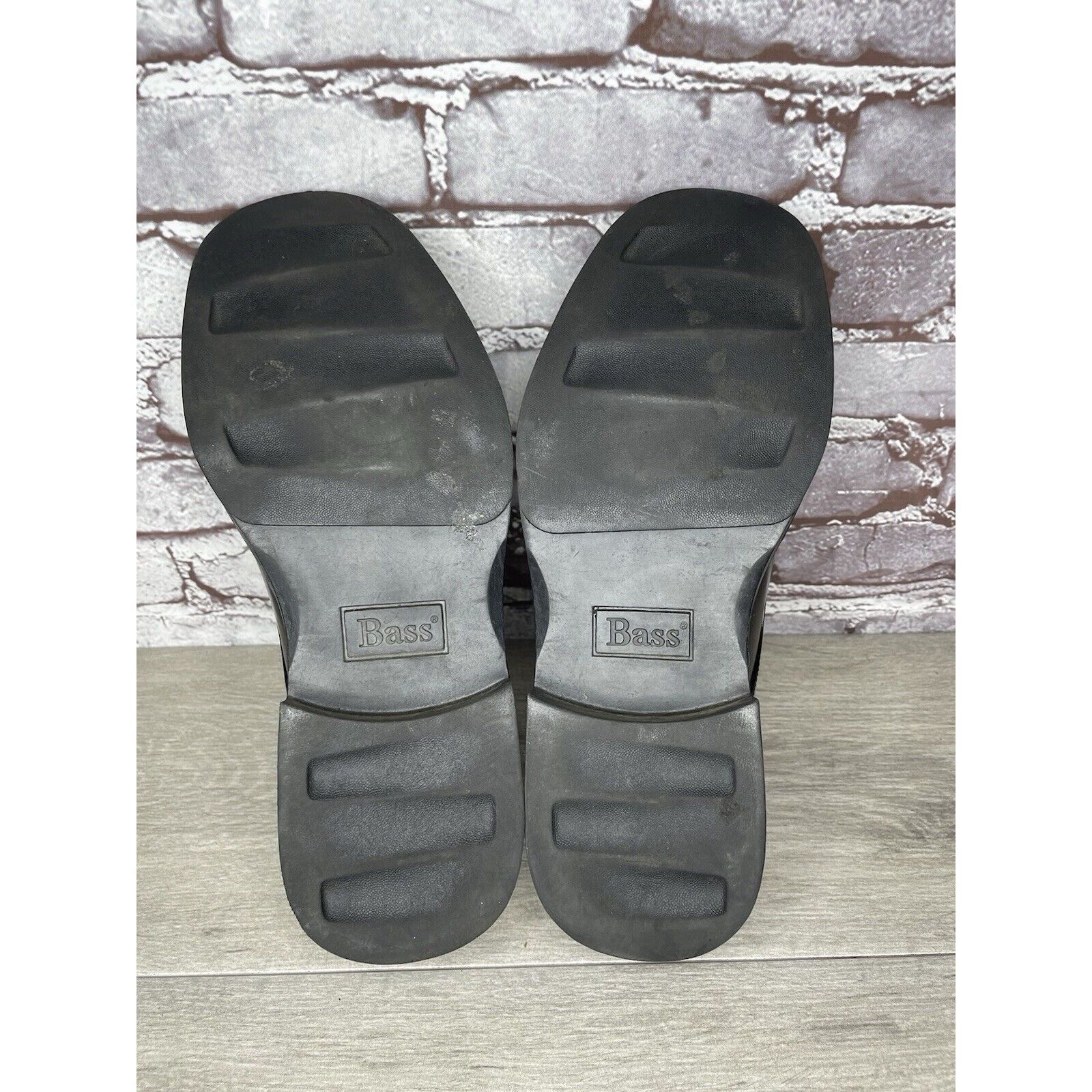 G.H. Bass & Co. Bass Waterproof Equity Black Leather Monk Strap Buckle Loafe Size US 9.5 / EU 42-43 - 8 Thumbnail