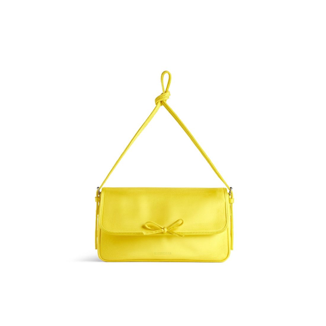 Balenciaga o1srvl11e0526 Size: OS / Leopolda Pochette Bag in Yellow Size ONE SIZE - 1 Thumbnail