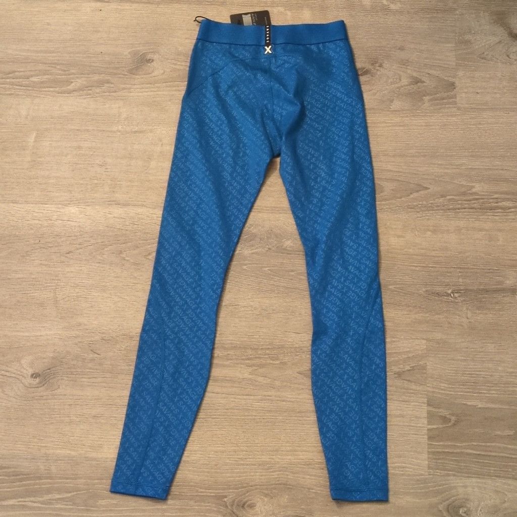 Fenty Savage X Fenty blue flow high waist leggings size small Size 22" - 7 Thumbnail