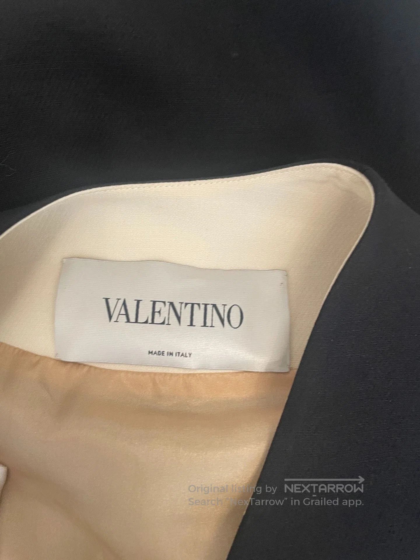 Valentino Valentino Black Long Coat with Bow. Size S / US 4 / IT 40 - 4 Thumbnail