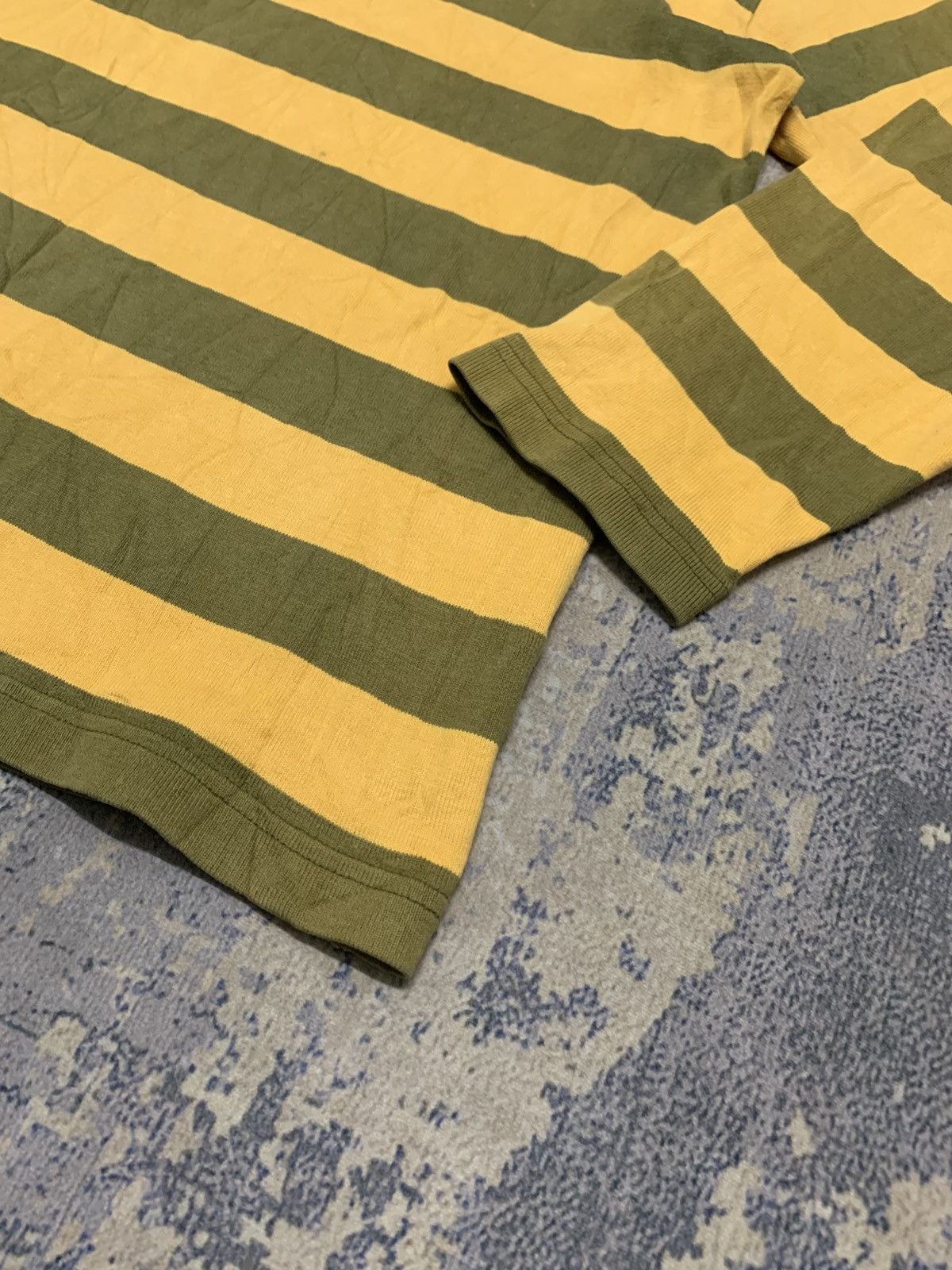 Japanese Brand VINTAGE LONG SLEEVE MILKY WAY GRUNGE STRIPE TEE Size US M / EU 48-50 / 2 - 2 Thumbnail