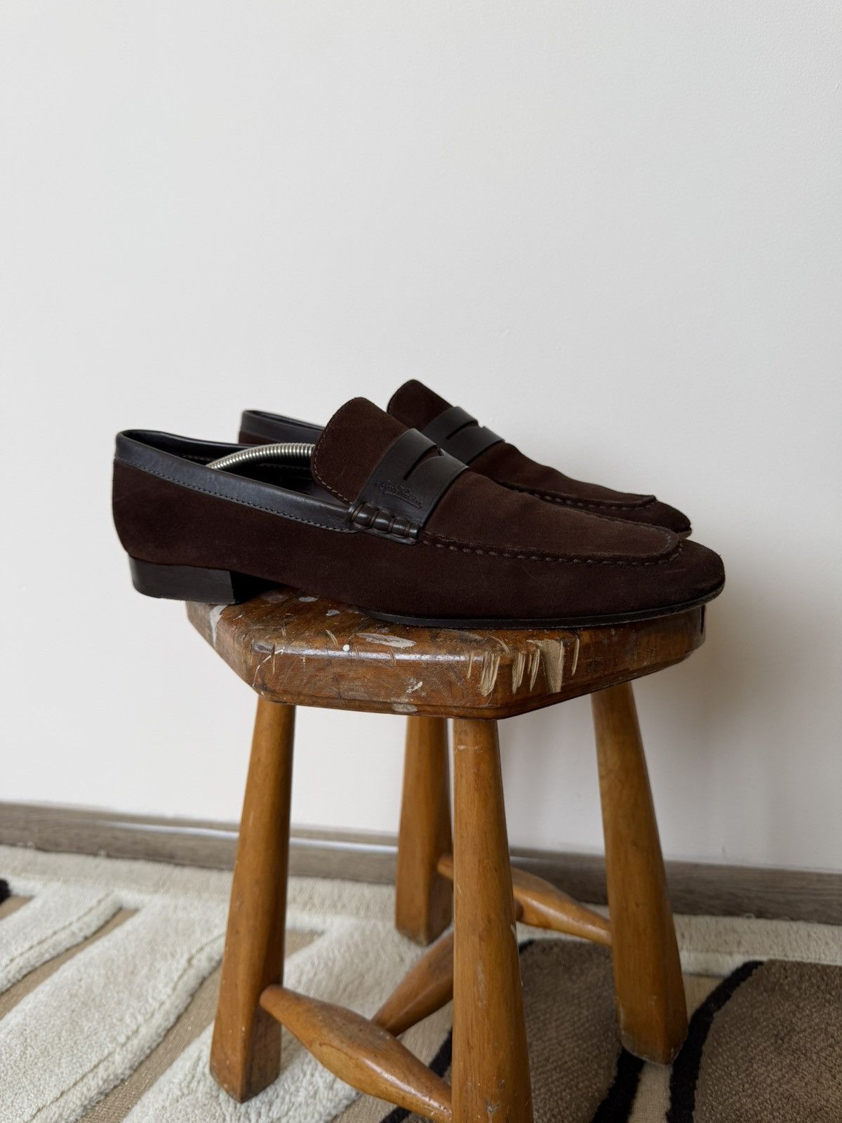 Louis Vuitton Vintage Louis Vuitton Suede Loafers Luxury Size US 10 / EU 43 - 4 Thumbnail