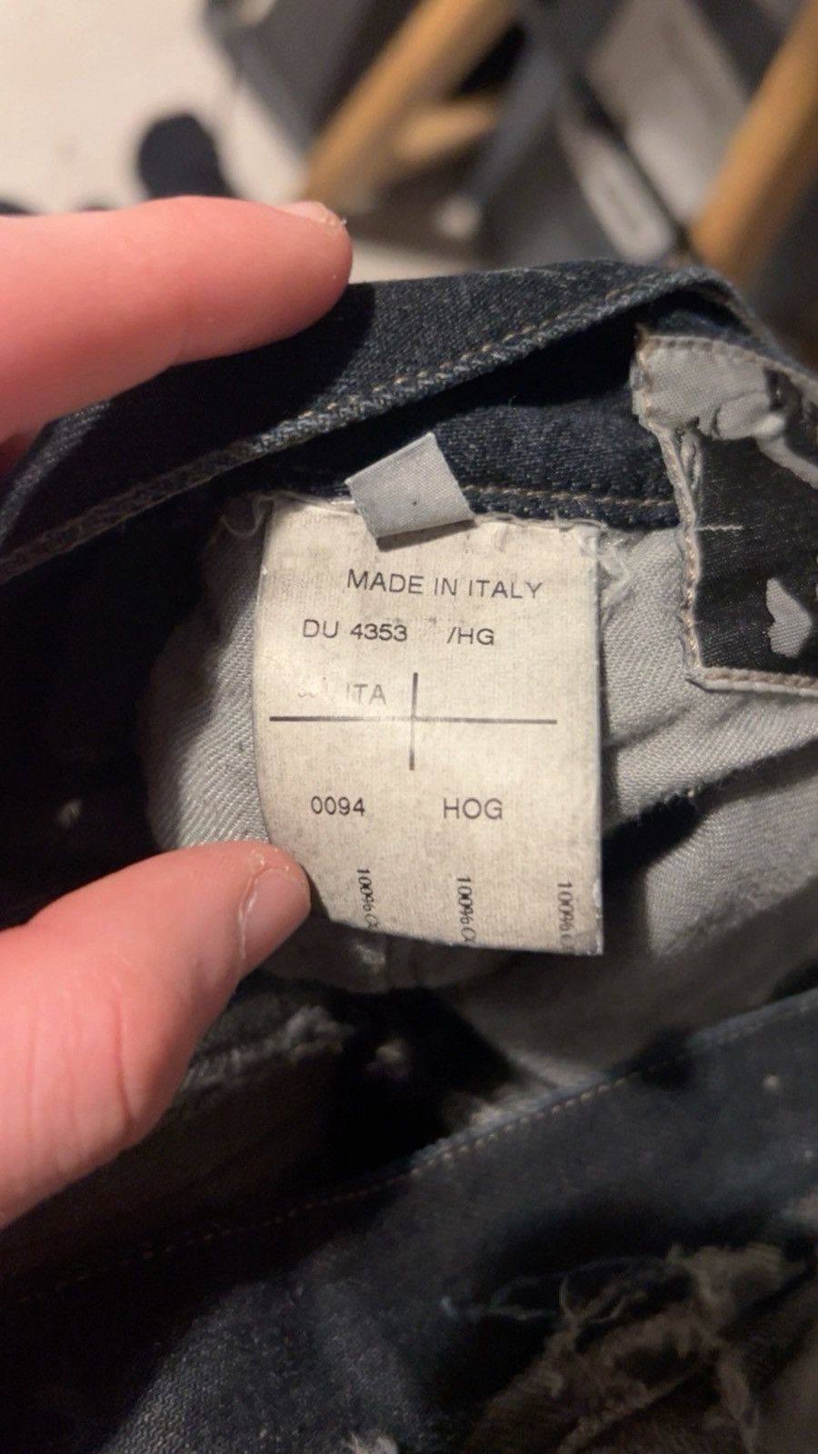 Rick Owens rick owens destroyed hogwash Size US 31 - 6 Thumbnail