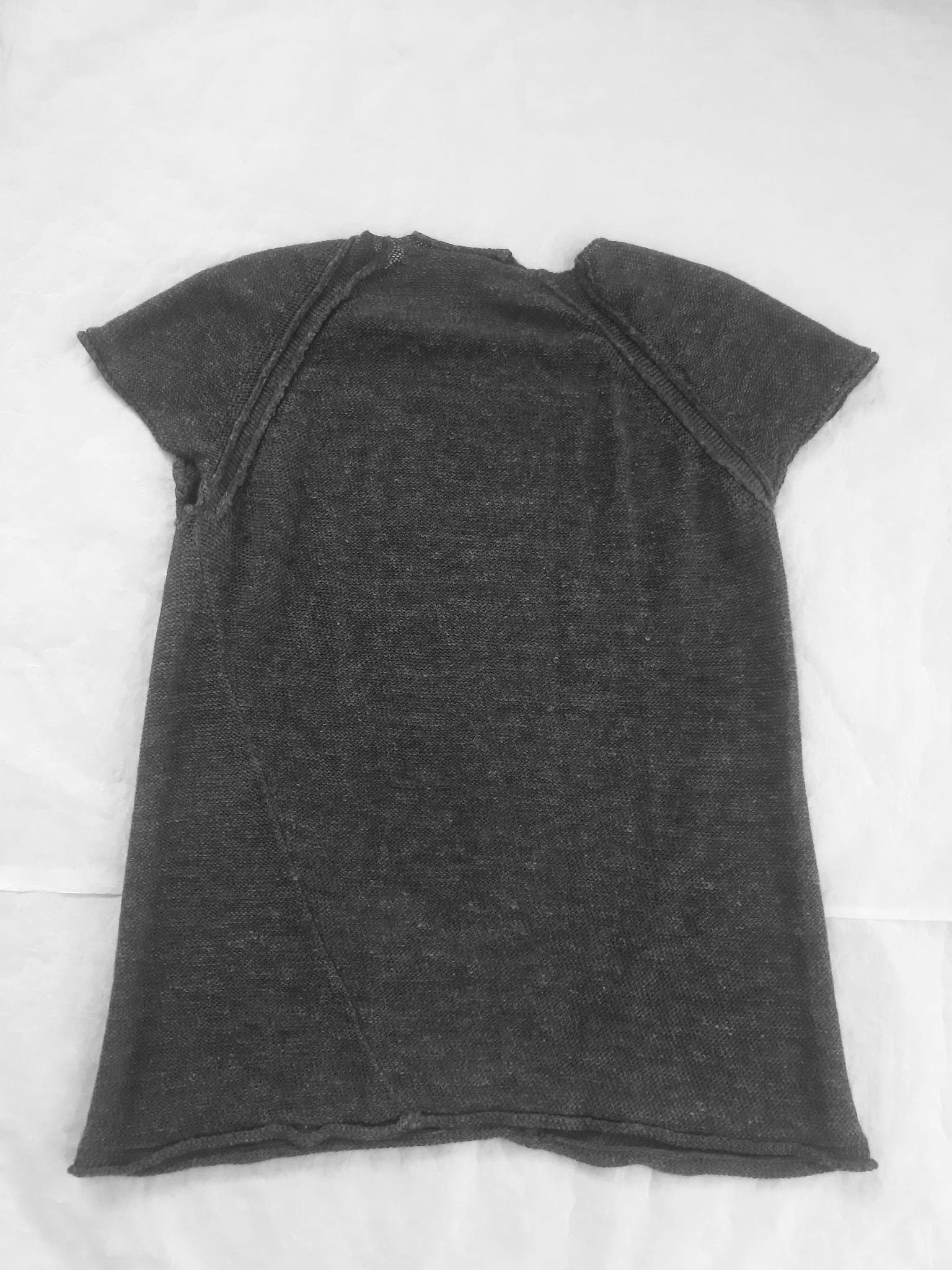 Miu Miu MiuMiu SS 2007 Distressed Alpaca & Linen Knit T-Shirt Size US M / EU 48-50 / 2 - 5 Thumbnail