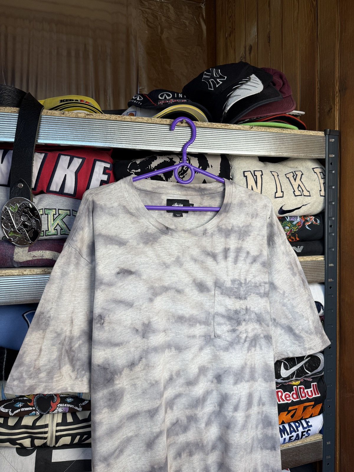 Stussy Stussy Vintage Trashed Big Logo tee Custom Size US XL / EU 56 / 4 - 3 Thumbnail