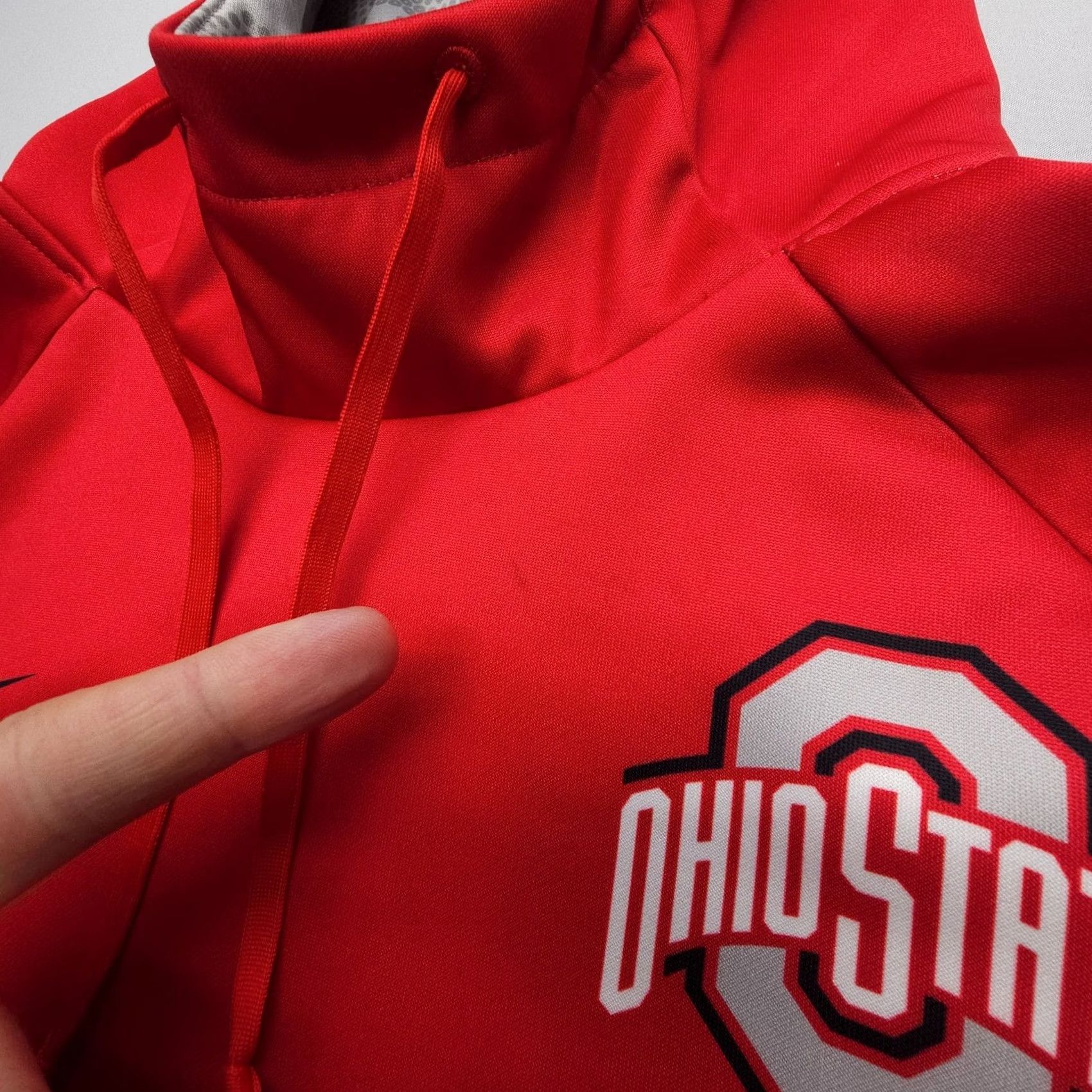 Nike Nike Ohio State Hoodie Mens L Red Fleece Lined Sports Performance Football Size US L / EU 52-54 / 3 - 4 Thumbnail