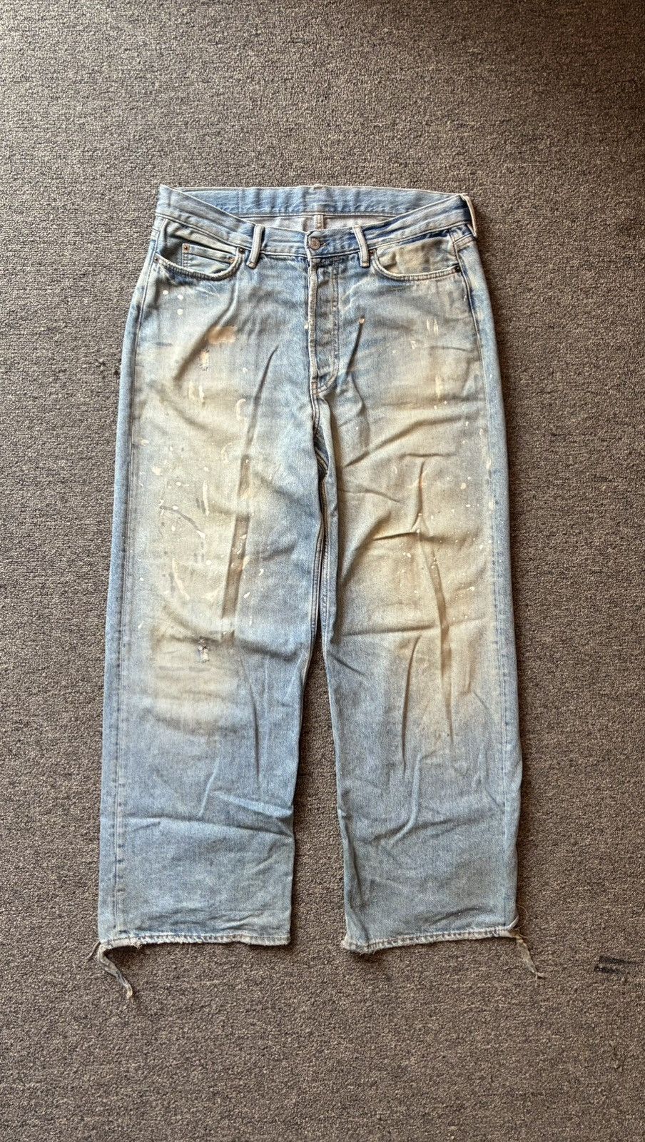 Acne Studios Acne Studios 1981m Paint Splatter Denim Size US 32 / EU 48 - 1 Thumbnail