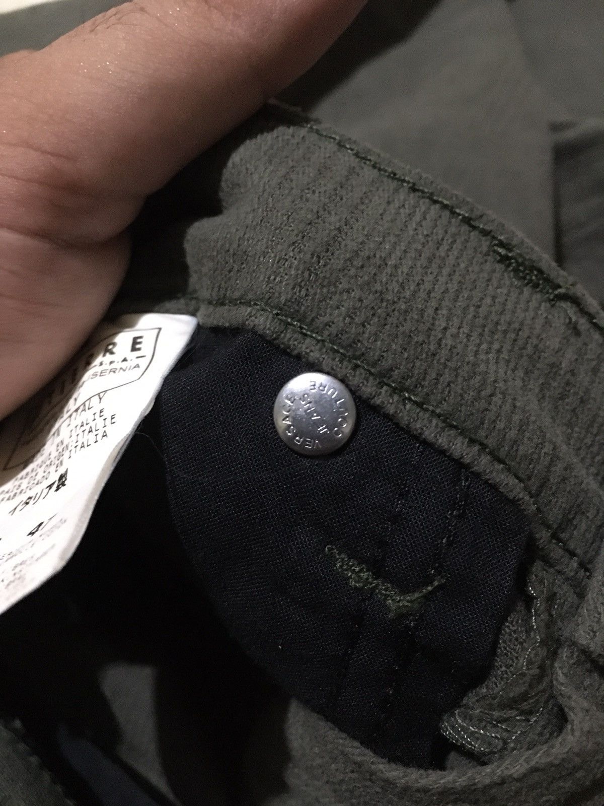 Designer × Versace × Versace Jeans Couture Versace corduroy trouser pants Size US 33 - 11 Thumbnail