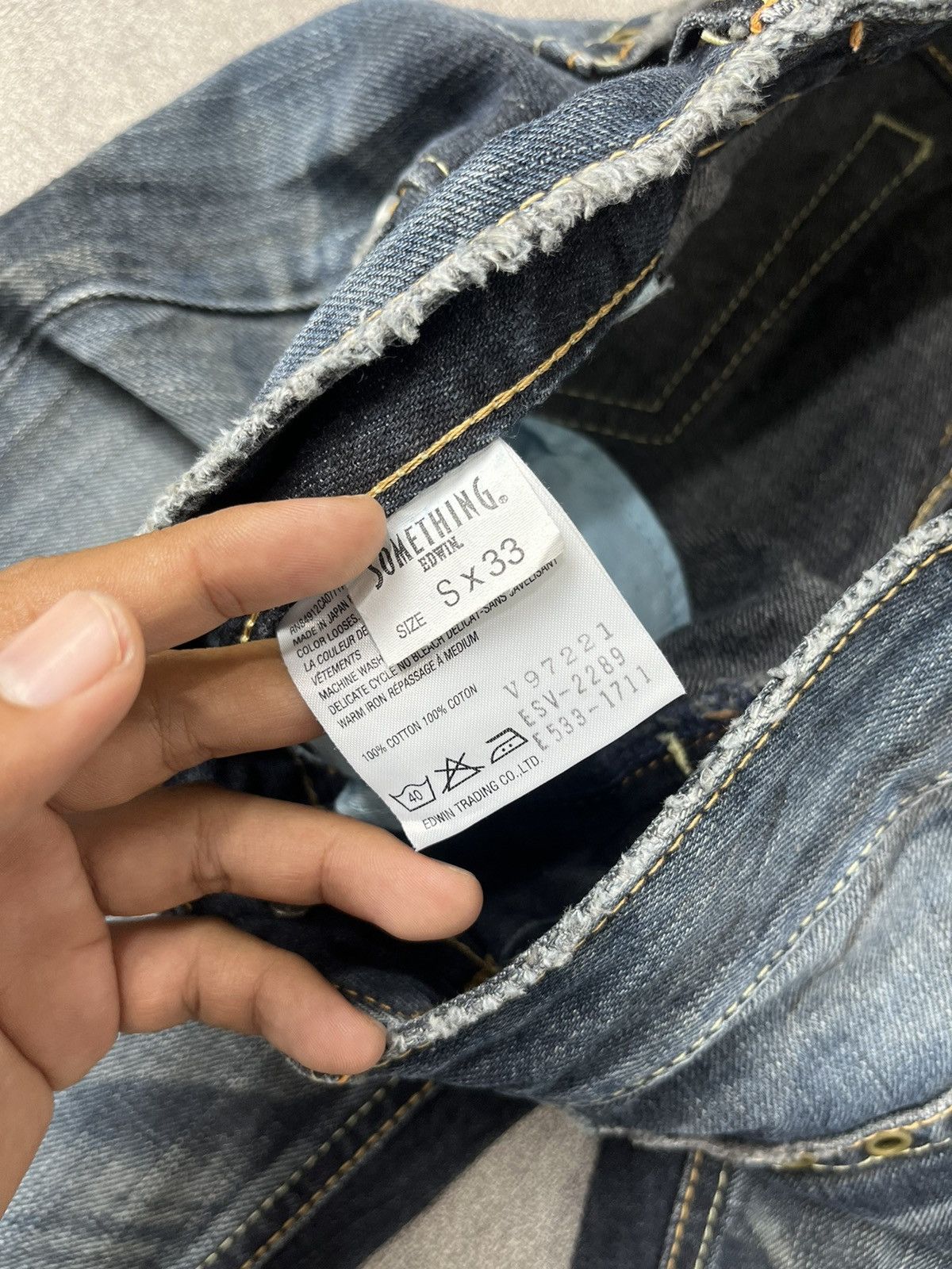 Tornado Mart Something edwin vienus flared distressed jeans Size US 28 / EU 44 - 6 Thumbnail