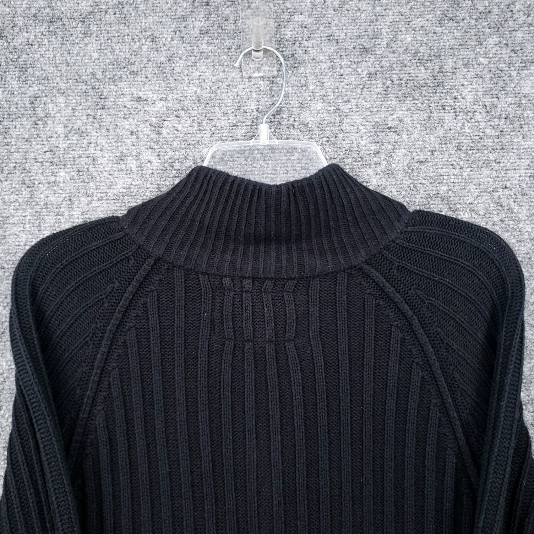 Nautica Nautica Mens Sweater 2XL XXL Dark Blue Ribbed Henley Mock Neck Pullover Jeans Size US XXL / EU 58 / 5 - 7 Thumbnail