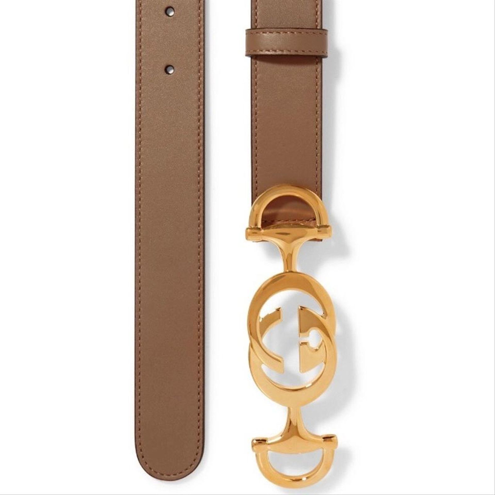 Gucci GUCCI Zumi Moon GG interlocking logo leather belt size 85 Size ONE SIZE - 3 Thumbnail