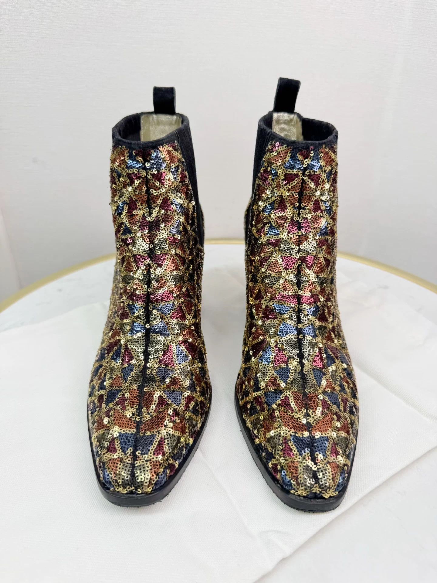 RV Sequin Boots 36 Worn 2-3x Cleaned