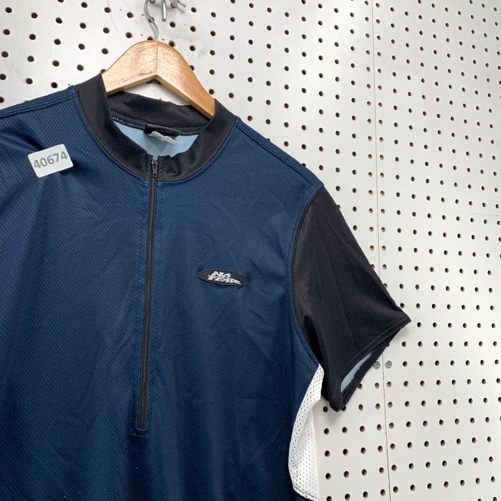 No Fear VINTAGE No Fear Cycling Jersey Mens Large Blue 1/2 Zip Pullover 90s Activewear USA Size US L / EU 52-54 / 3 - 7 Thumbnail