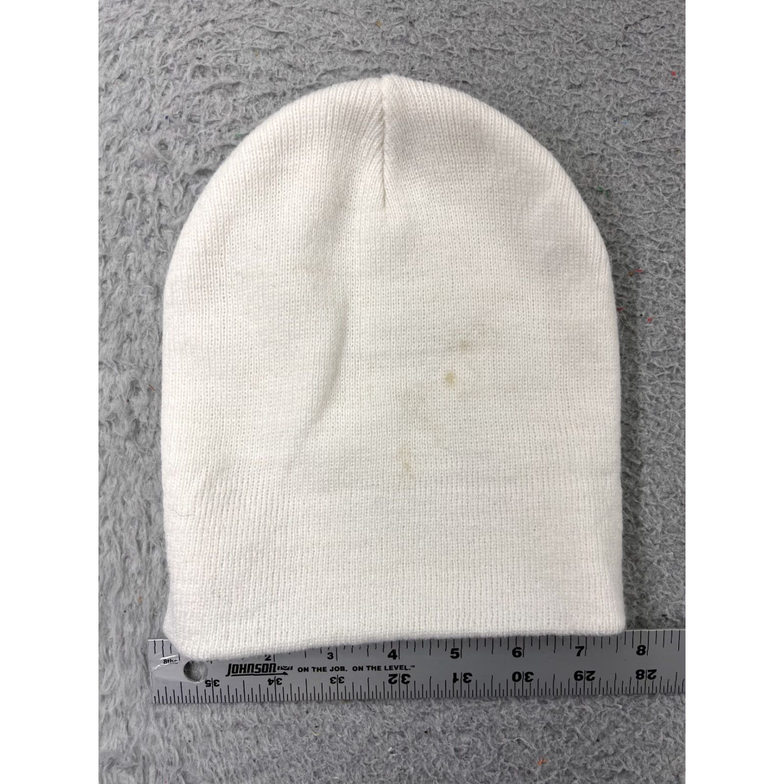 ESPIRIT Spirit Beanie Toque Adult One Size White Knit 100% Acrylic Winter Snow Ski Unisex Mens Womens Beanie Size ONE SIZE - 3 Thumbnail