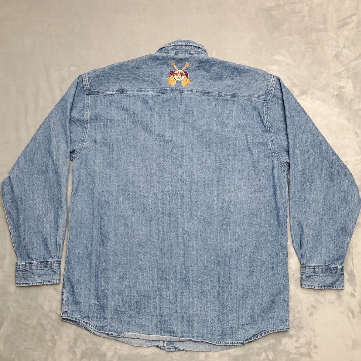 Hard Rock Cafe VINTAGE Hard Rock Cafe Shirt Mens XL Blue Denim Kuala Lumpur 90s Y2K Classic Size US XL / EU 56 / 4 - 6 Thumbnail