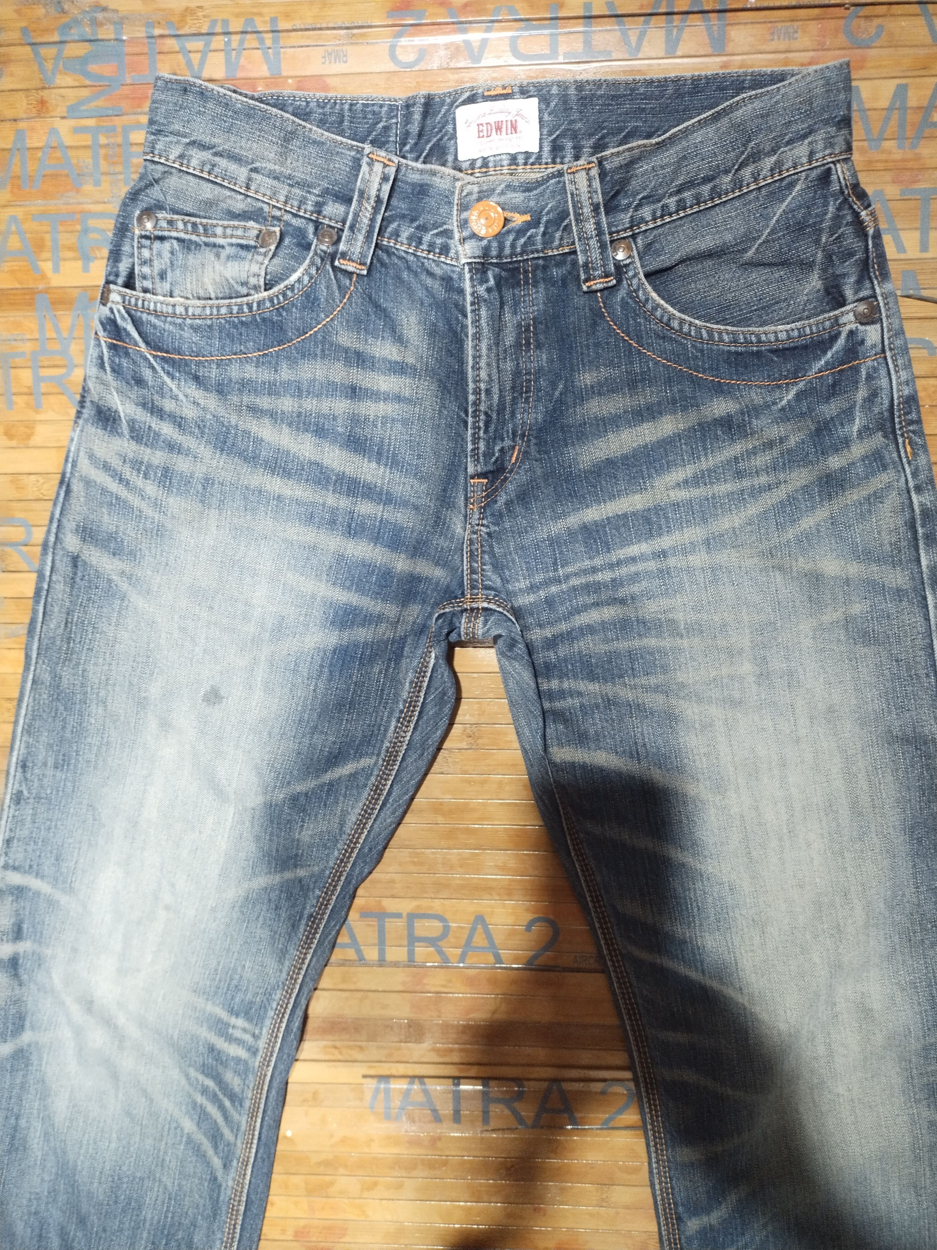 Edwin × Vintage Vintage Edwin 403 XVS Sz 30" Size US 30 / EU 46 - 9 Thumbnail