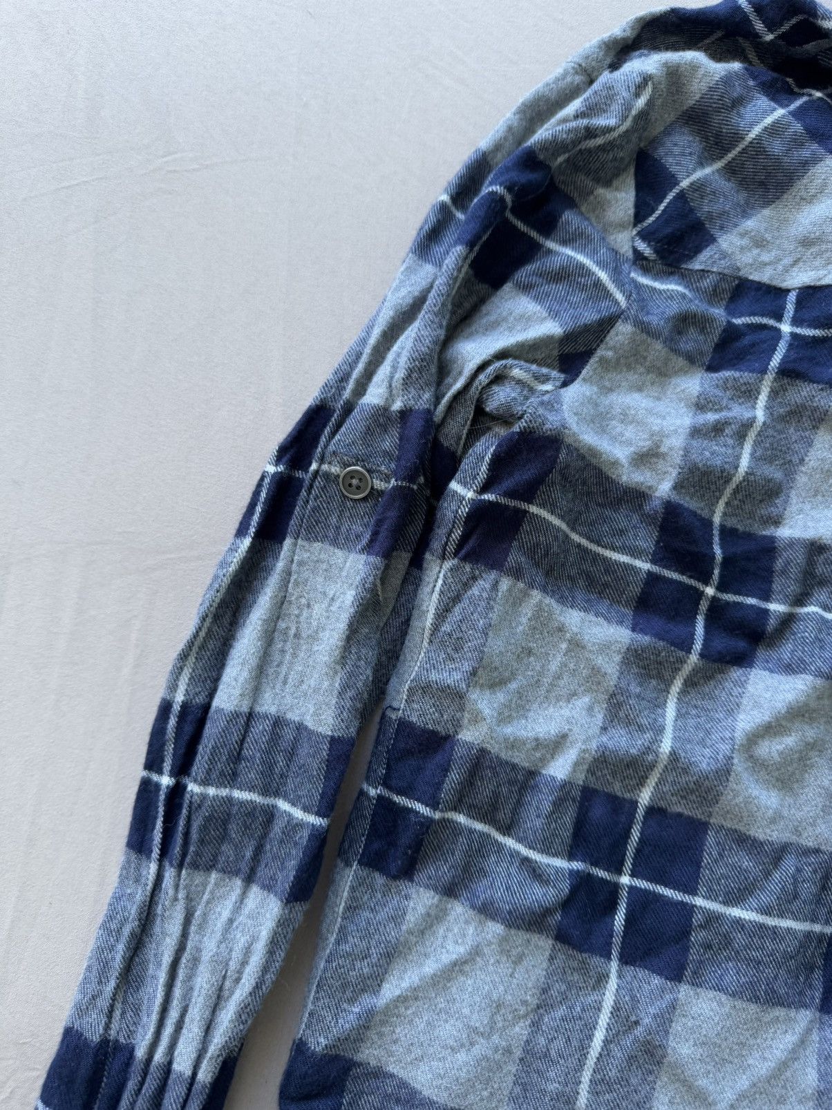 Other Catherine Malandrino Fringed Plaid Flannel Shirt Size S / US 4 / IT 40 - 8 Thumbnail