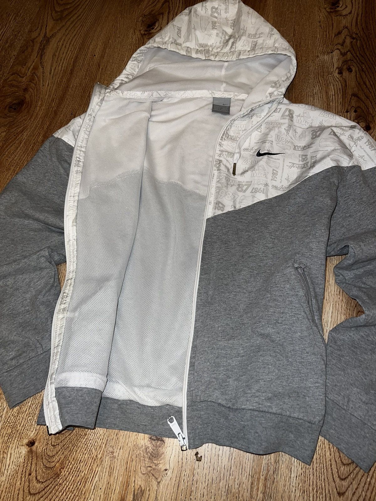 Nike × Vintage Nike 00’s Vintage Y2K TrackJacket Windbreaker Swoosh Logo Size US M / EU 48-50 / 2 - 12 Thumbnail