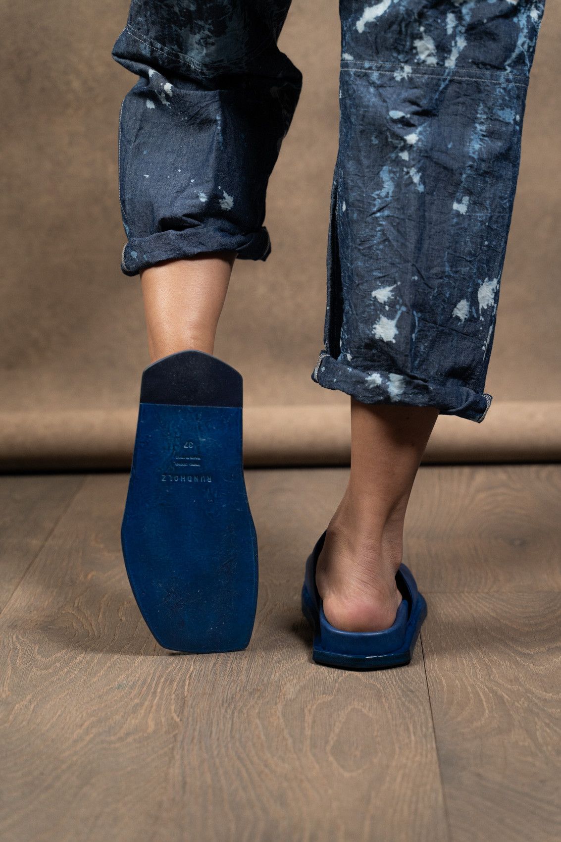 Rundholz Enzian coloured slippers Size US 8 / IT 38 - 2 Thumbnail
